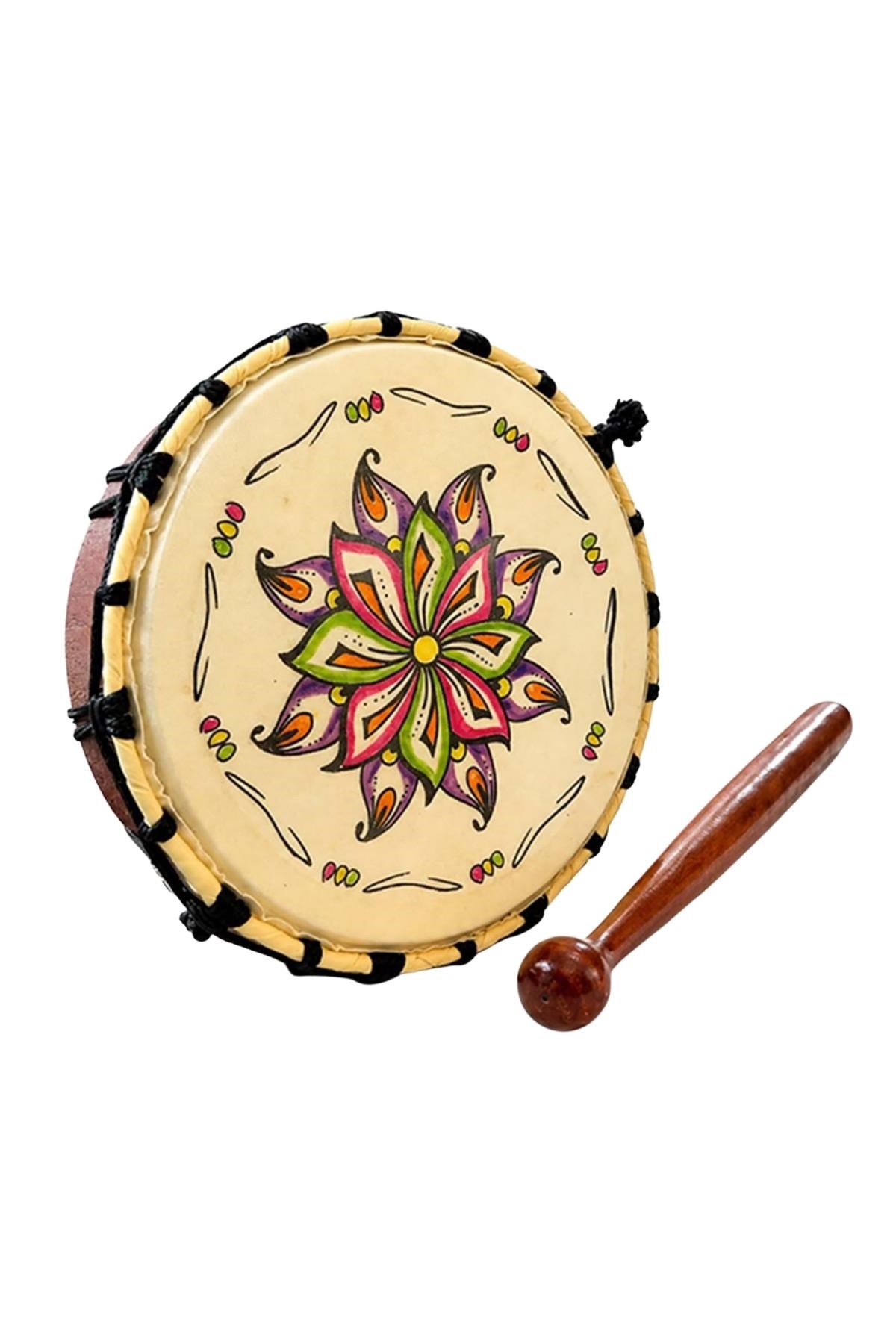 EndonezyaDünyadan HediyelerDNY-HDYKSK1085Keskin Hediyelik Eşya Ve TekstilŞaman Davulu 22cm Motifli Şamanik Mandala Davulu Orta Boy