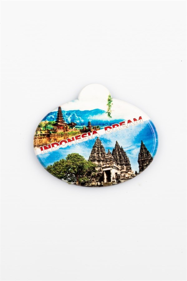 EndonezyaDünyadan HediyelerKRTSOVLMGNT-552Keskin Hediyelik Eşya Ve TekstilEndonezya Temalı Oval Magnet