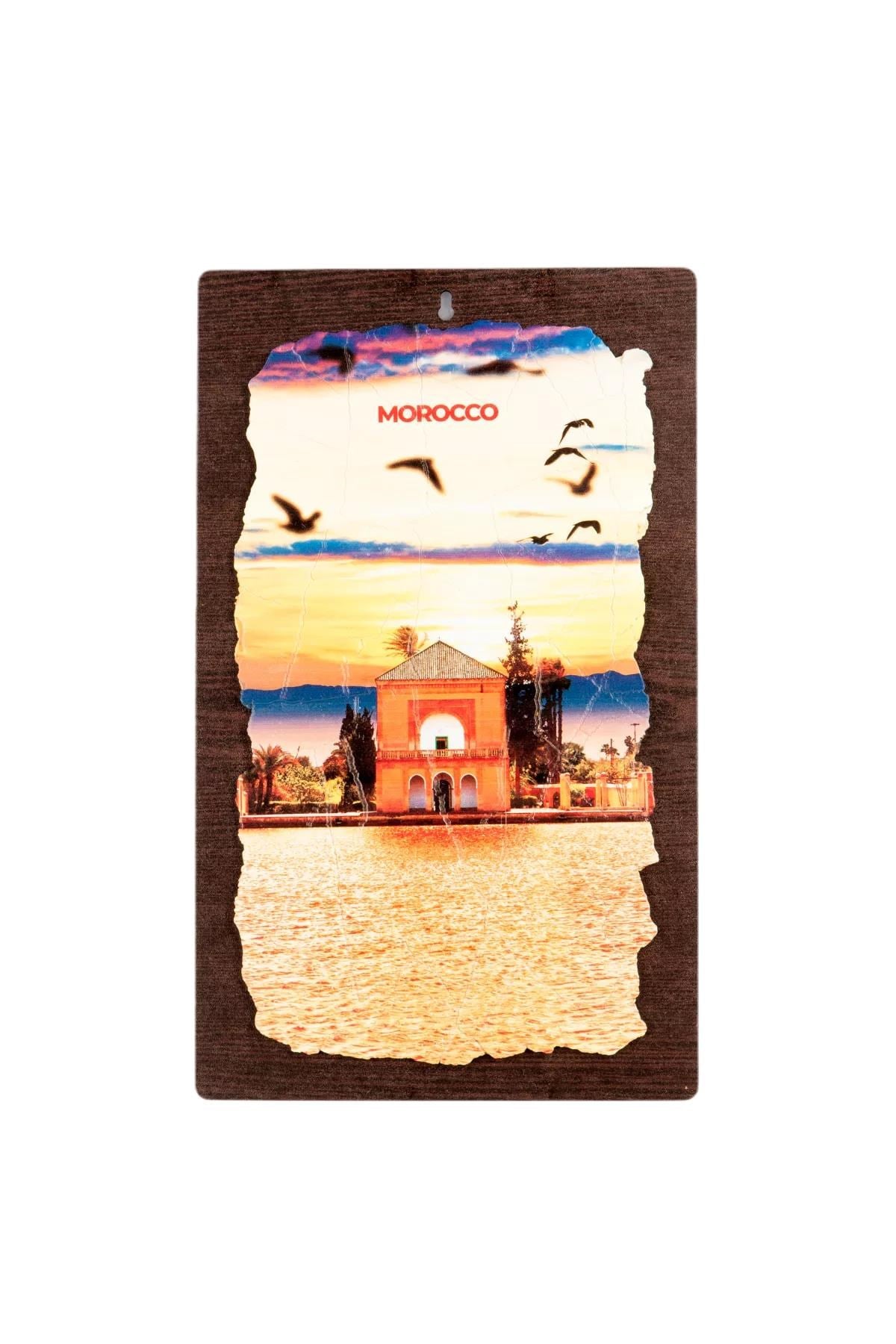 FasDünyadan HediyelerKRTS-026Keskin Hediyelik Eşya Ve TekstilFas (Morocco) Temalı Ahşap Fresco Tablo