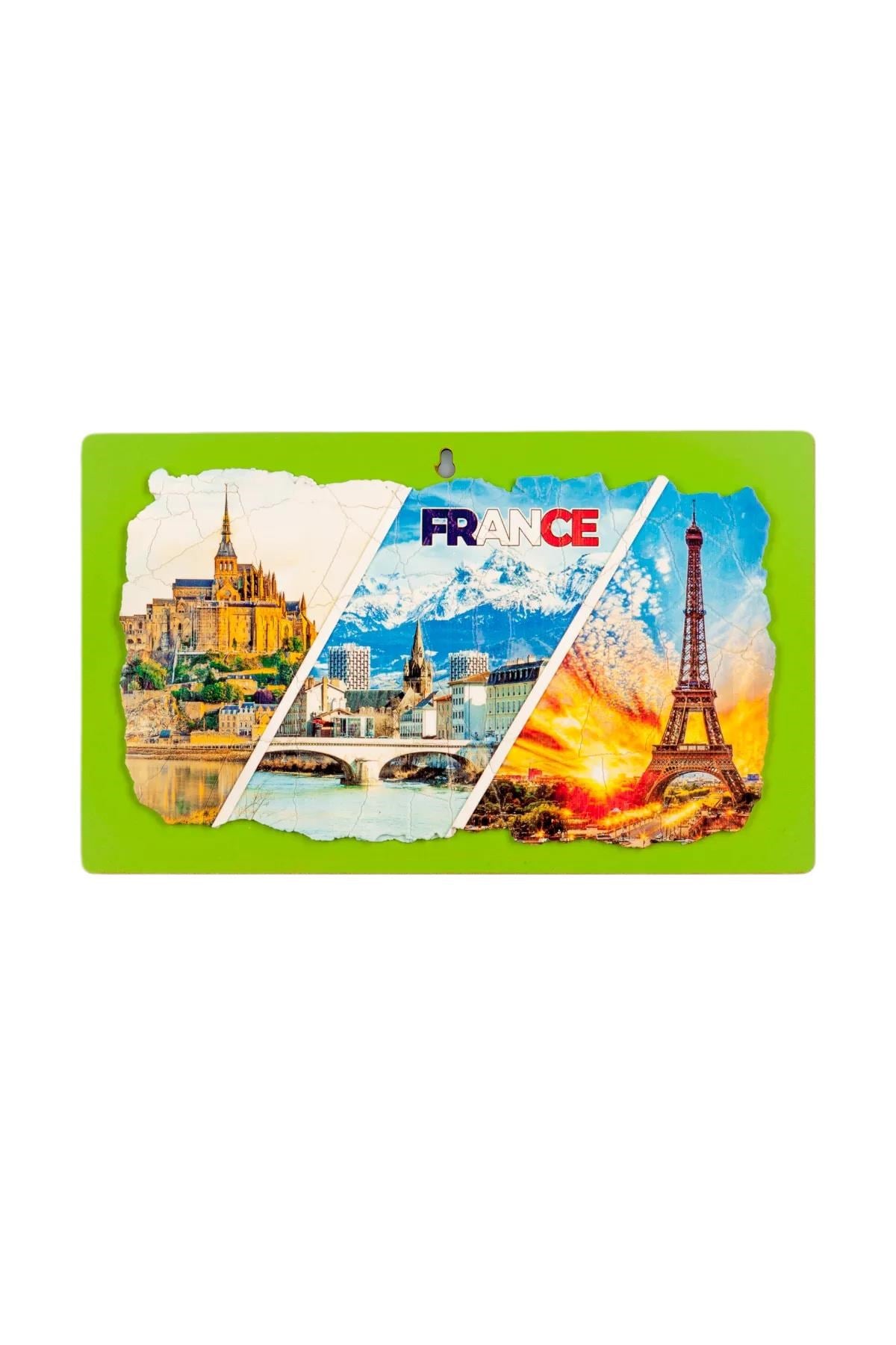 FransaDünyadan HediyelerDNY-HD100154Keskin Hediyelik Eşya Ve TekstilFransa Temalı Ahşap Fresco Tablo No.2