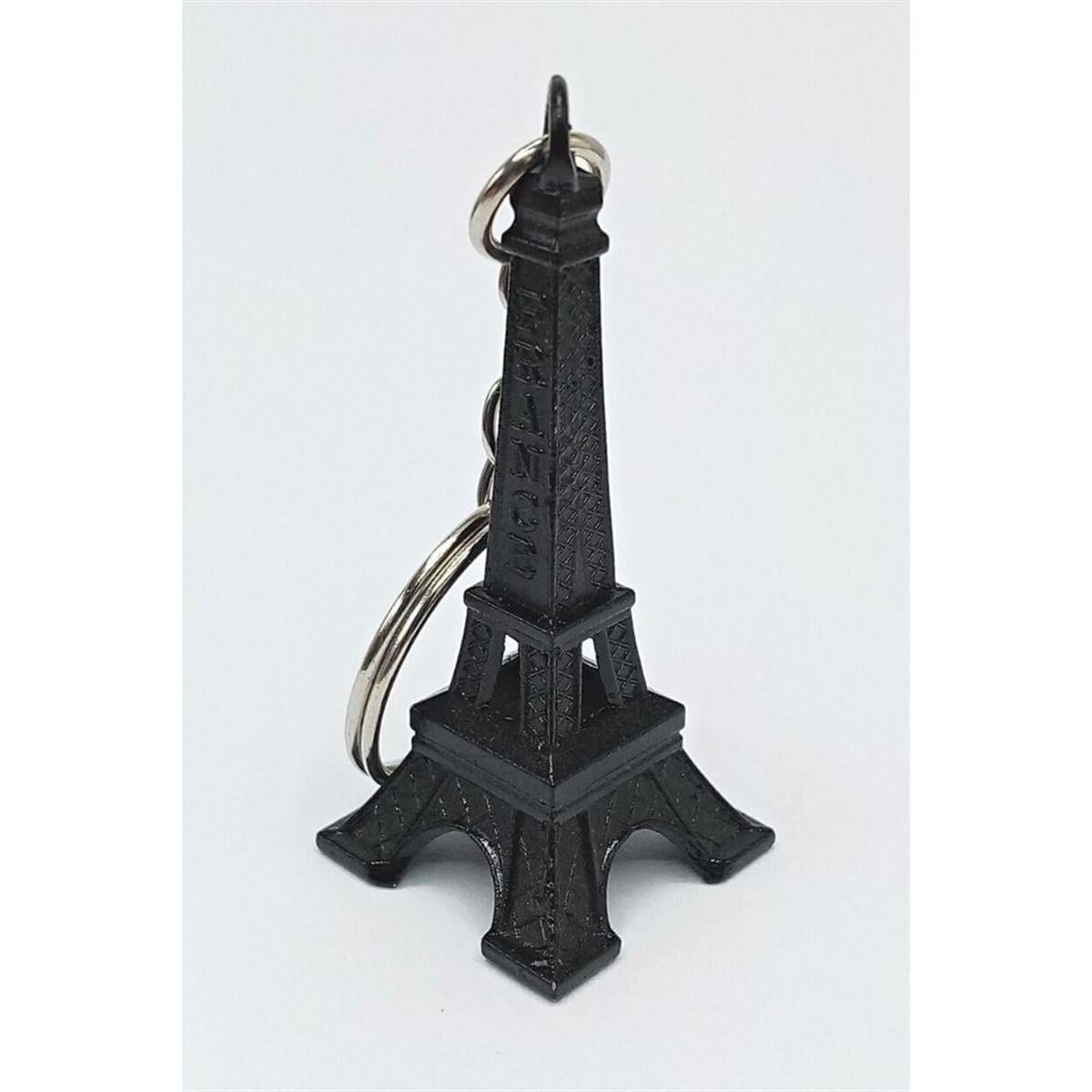 FransaDünyadan HediyelerDNY-HD100440Keskin Hediyelik Eşya Ve TekstilParis Eyfel Kulesi 3D Metal Anahtarlık Siyah