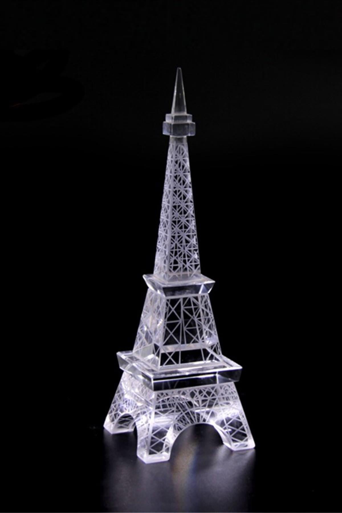 FransaDünyadan HediyelerISTC-EYF-541Keskin Hediyelik Eşya Ve TekstilKristal Cam Paris Eyfel Kulesi 19 cm