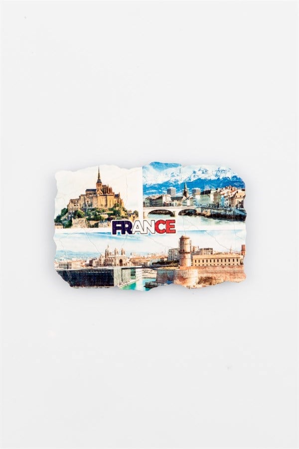 FransaDünyadan HediyelerKRTSFRSCMGNT-430Keskin Hediyelik Eşya Ve TekstilFransa Temalı Fresco Magnet