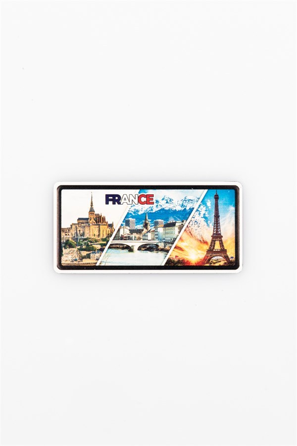 FransaDünyadan HediyelerKRTSPLKMGNT-8202Keskin Hediyelik Eşya Ve TekstilFransa Temalı Plaka Magnet
