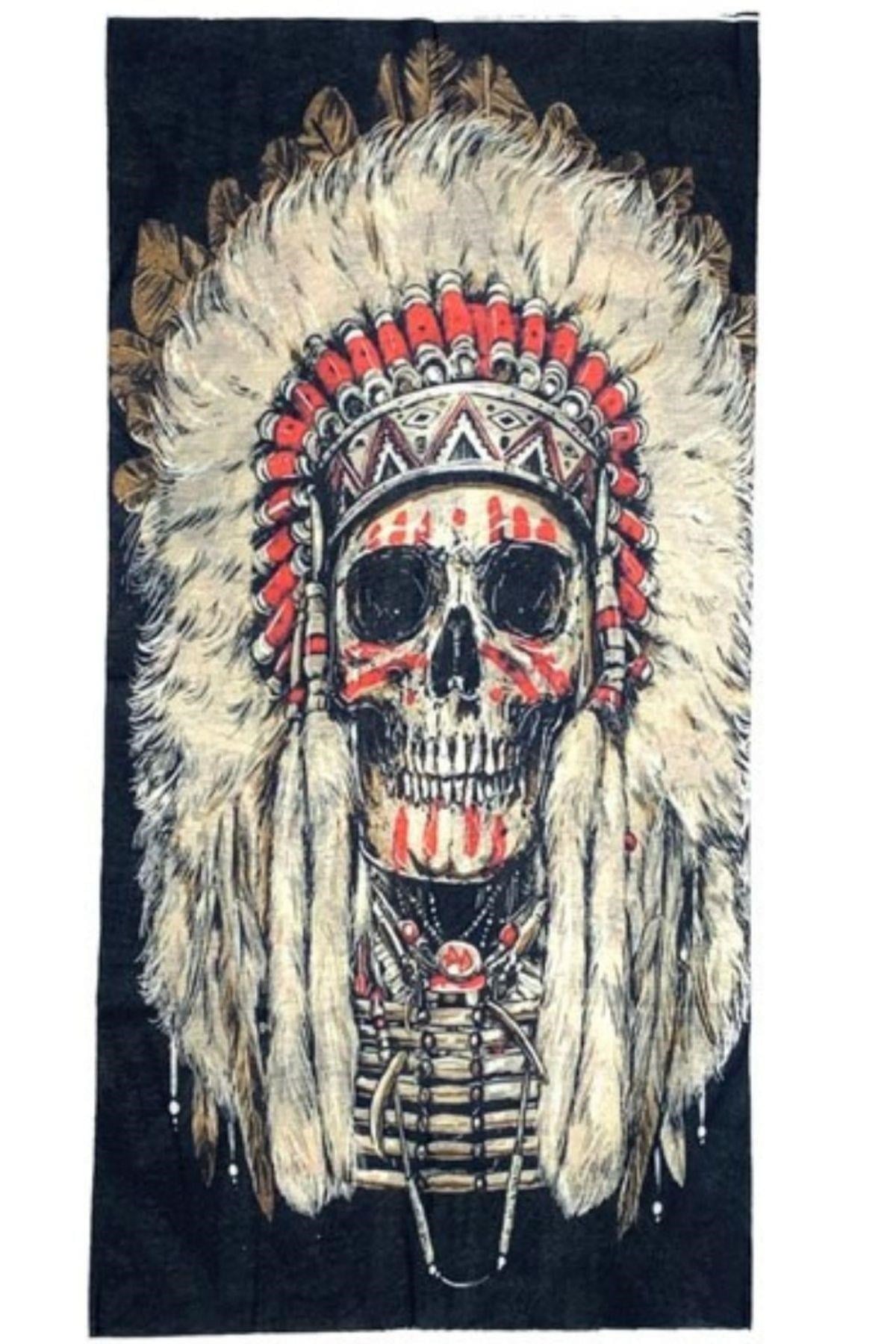 Güney Afrika CumhuriyetiDünyadan HediyelerVOSBF-30Keskin Hediyelik Eşya Ve TekstilKuru Kafa Temalı Buff Boyunluk Bandana No:117