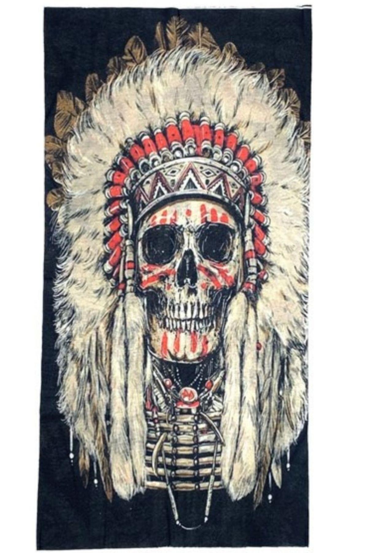 Güney Afrika CumhuriyetiDünyadan HediyelerVOSBF-30Keskin Hediyelik Eşya Ve TekstilKuru Kafa Temalı Buff Boyunluk Bandana No:117