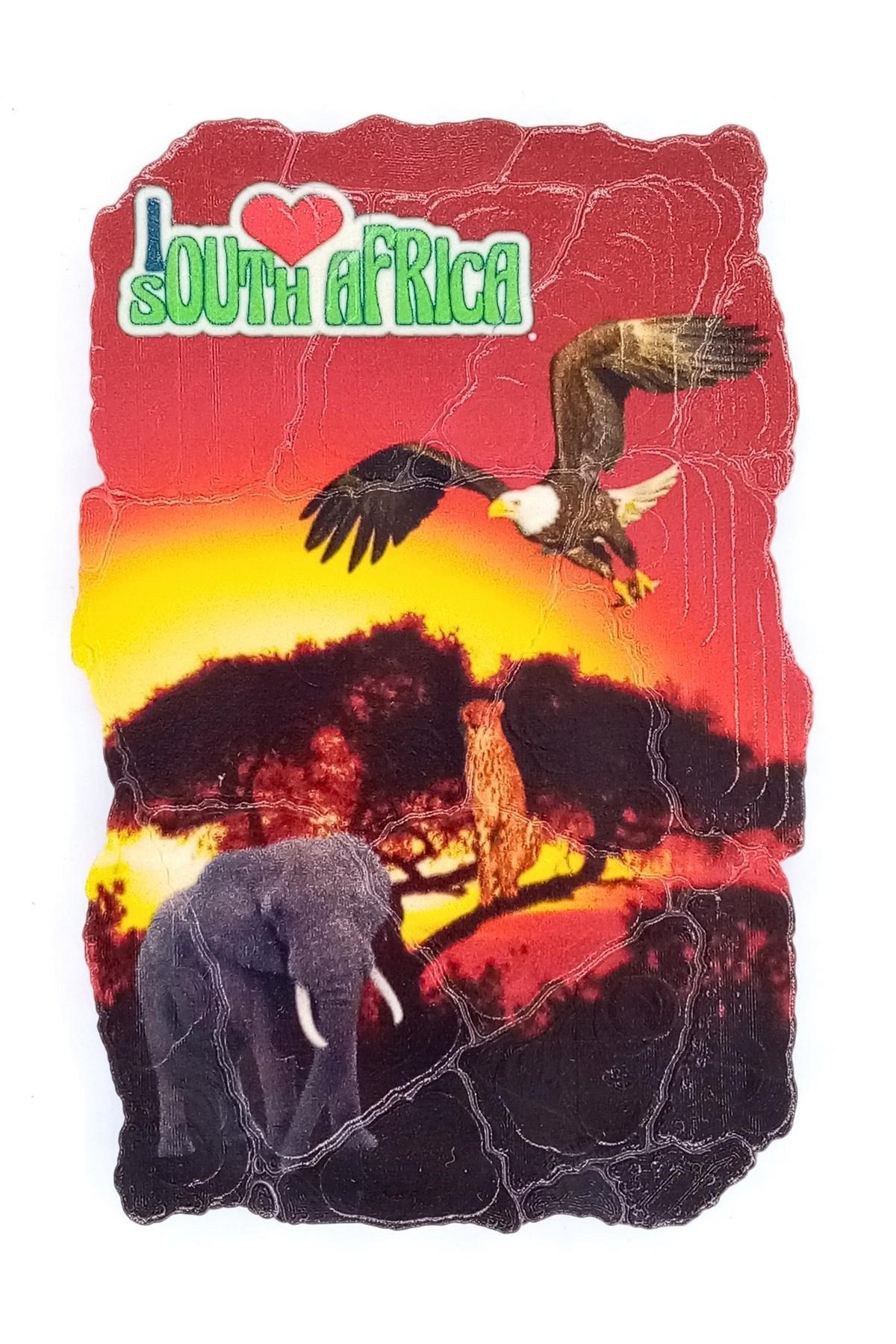 Güney Afrika CumhuriyetiDünyadan HediyelerDNY-HD101171Keskin Hediyelik Eşya Ve TekstilGüney Afrika Temalı Fresco Magnet