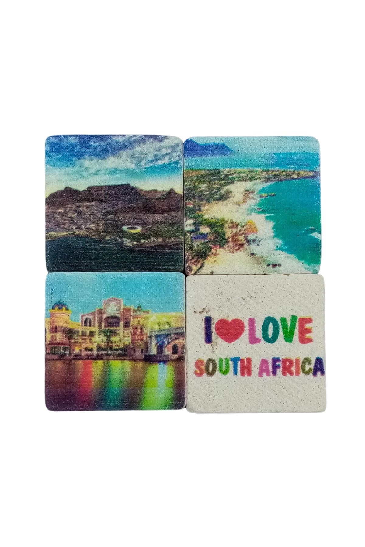 Güney Afrika CumhuriyetiDünyadan HediyelerDNY-HD101335Keskin Hediyelik Eşya Ve TekstilGüney Afrika Cumhuriyeti Temalı Dörtlü Taş Magnet
