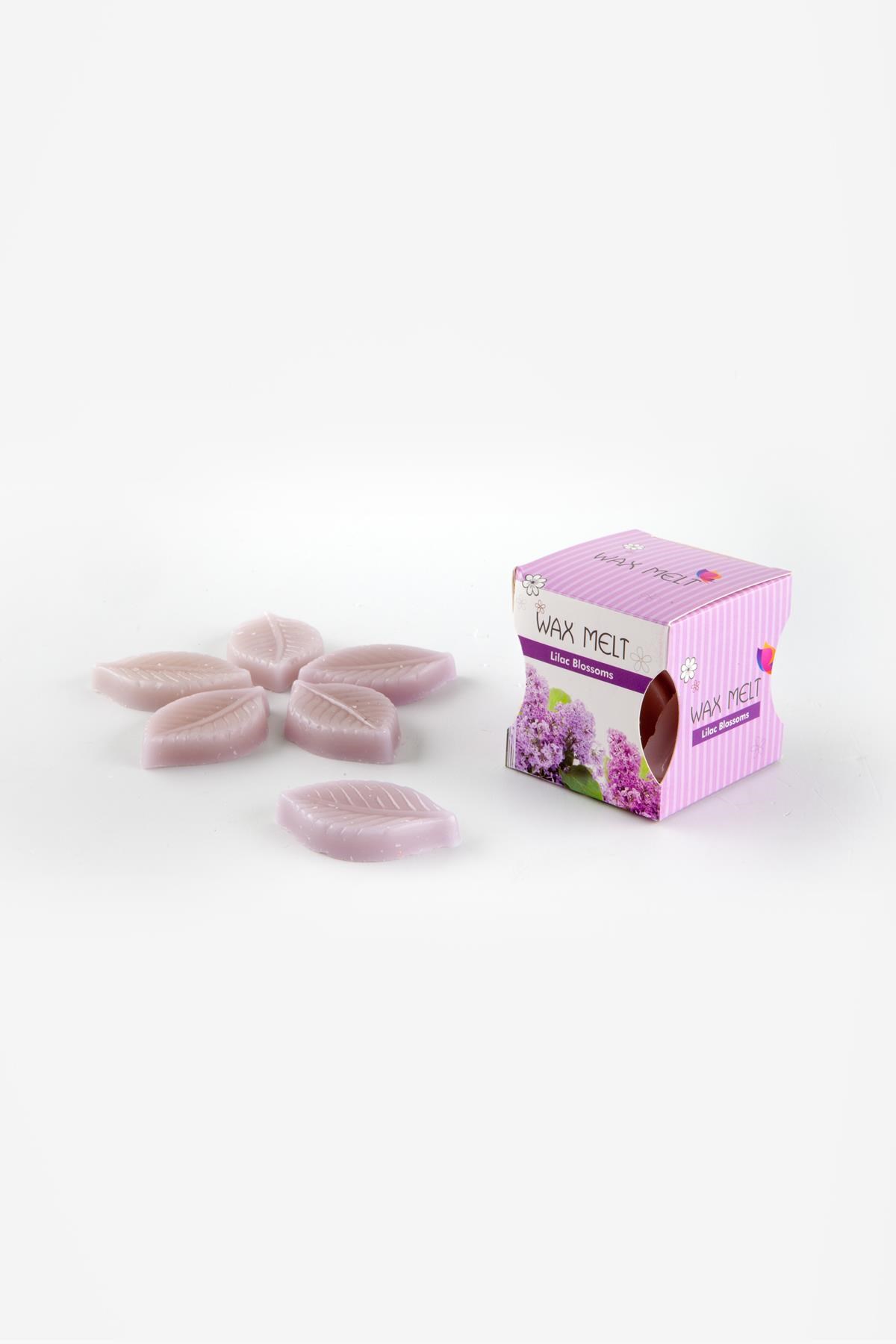 HindistanDünyadan HediyelerDNY-HD100152Keskin Hediyelik Eşya Ve TekstilWax Lilac Blossoms Kokulu Eriyen Yaprak Mum 6 Adet