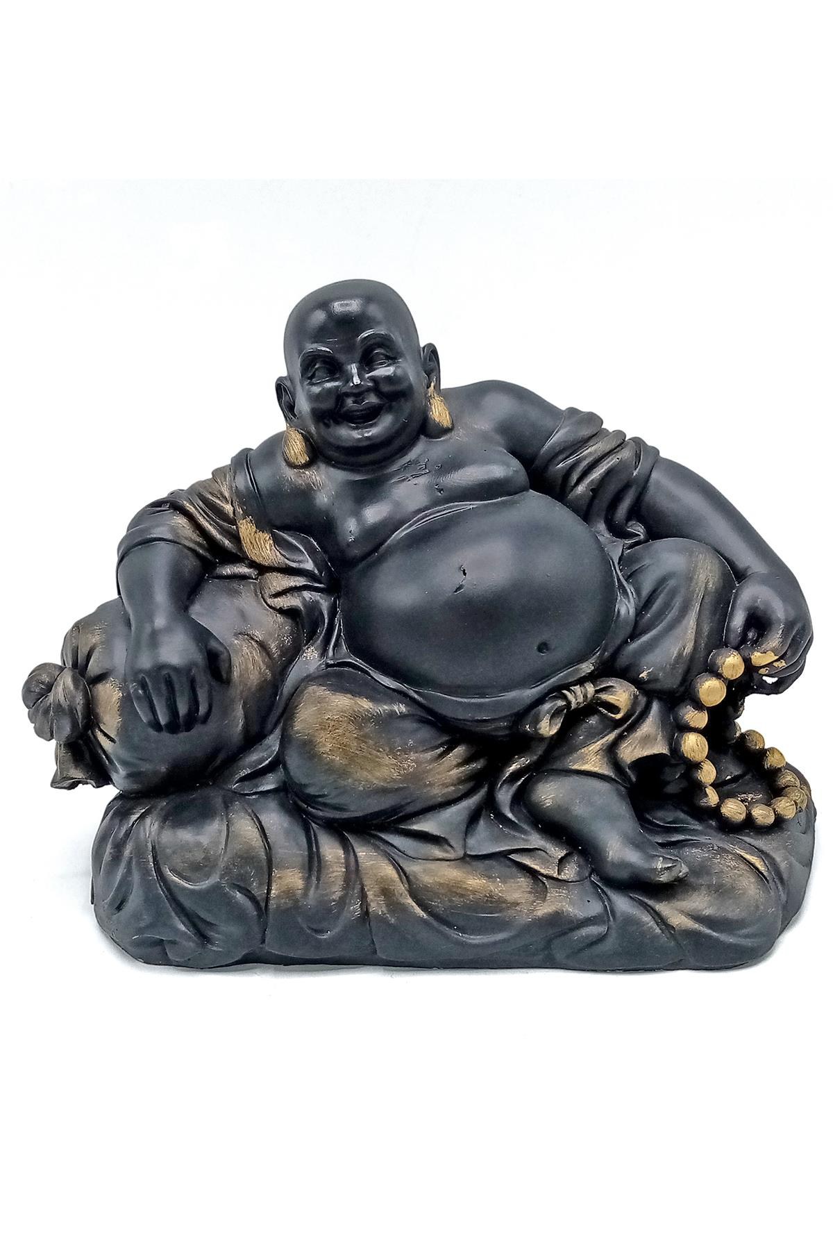 HindistanDünyadan HediyelerDNY-HD100251Keskin Hediyelik Eşya Ve TekstilDekoratif Memer Tozundan Gülen Buda Heykeli 17 cm
