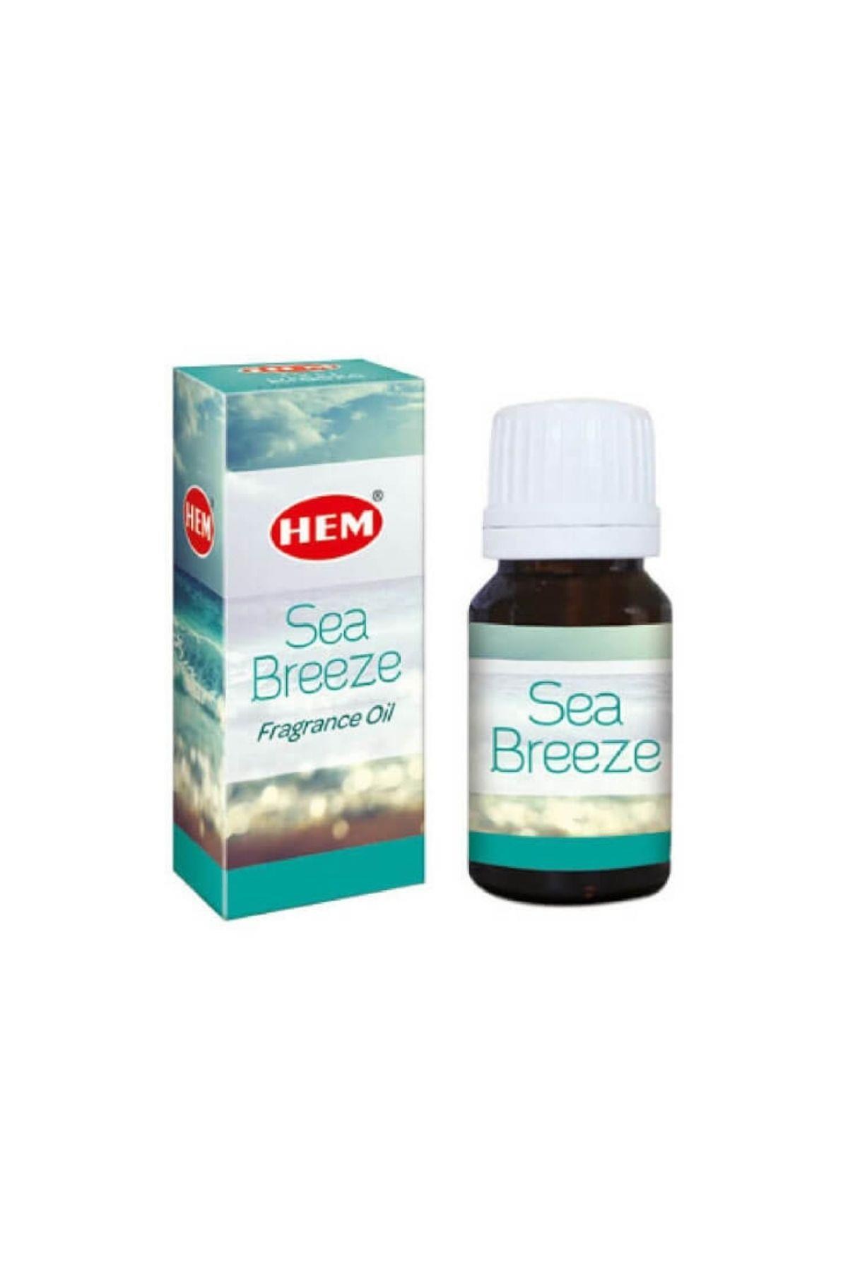 HindistanHEM4MNK-SP-07Keskin Hediyelik Eşya Ve TekstilHem Deniz Meltemi Aromalı Lüks Buhurdanlık Yağı Sea Breeze 10 ml