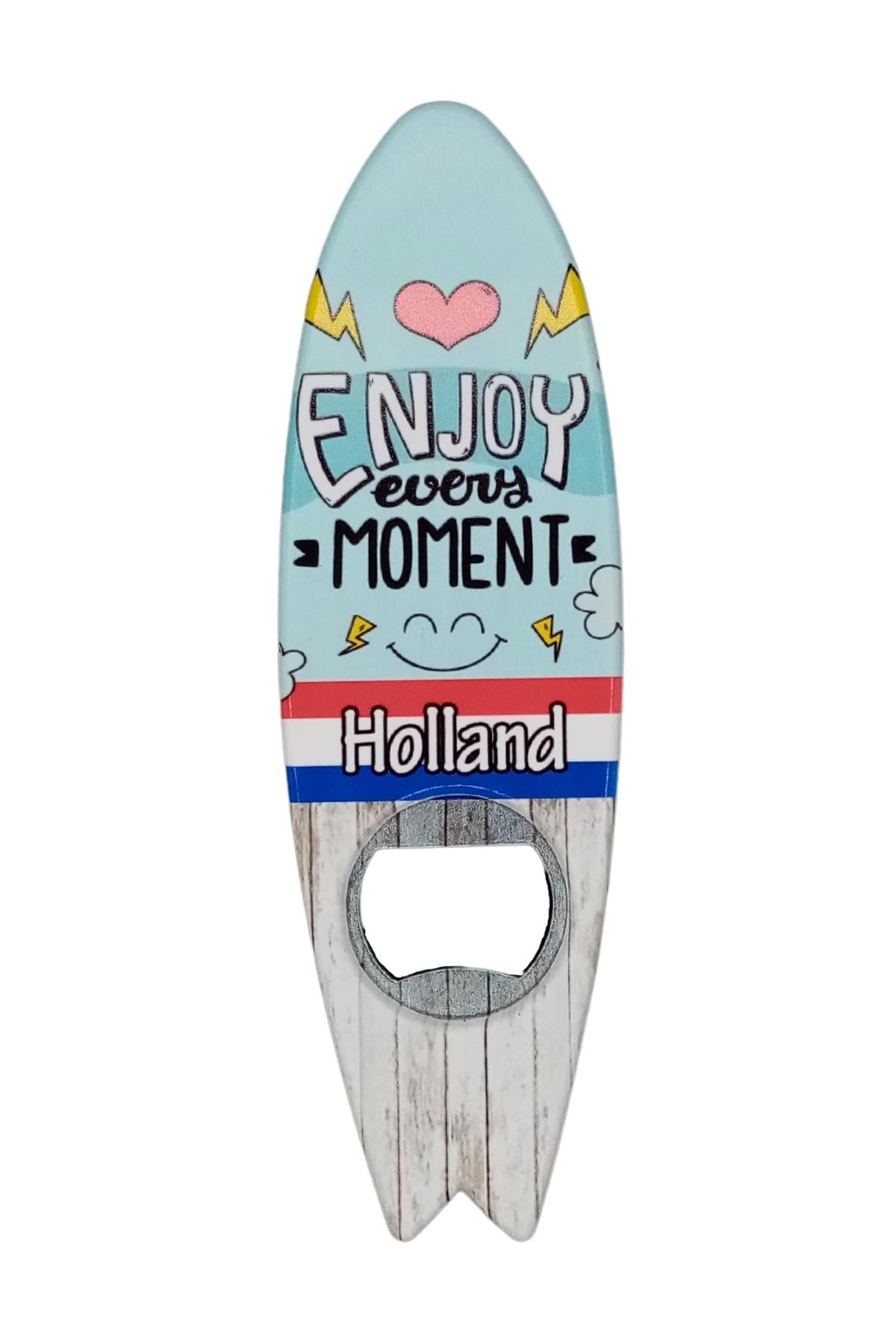 HollandaDünyadan HediyelerDNY-HD100997Keskin Hediyelik Eşya Ve TekstilHollanda Temalı Magnet Sörf Açacak