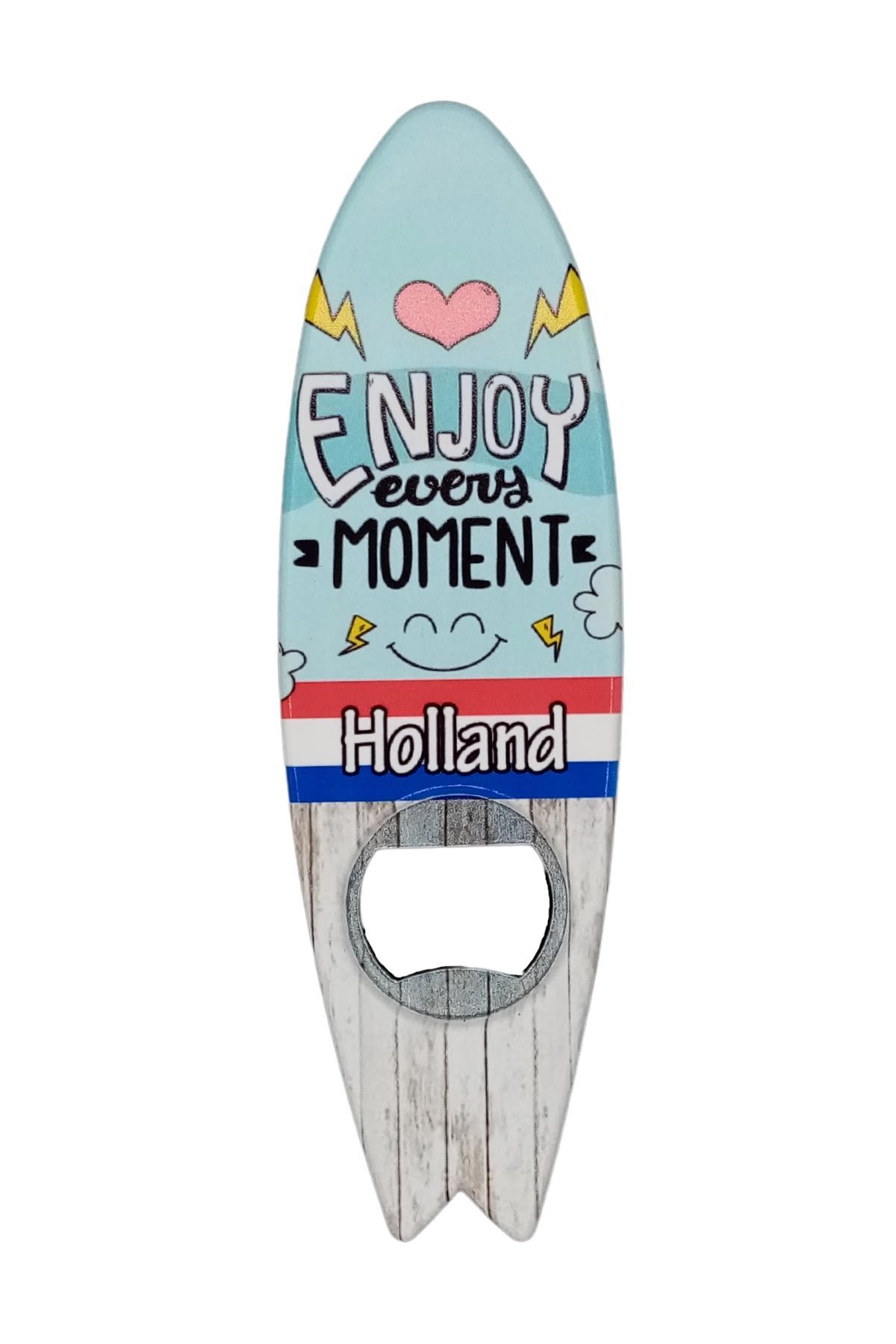 HollandaDünyadan HediyelerDNY-HD100997Keskin Hediyelik Eşya Ve TekstilHollanda Temalı Magnet Sörf Açacak