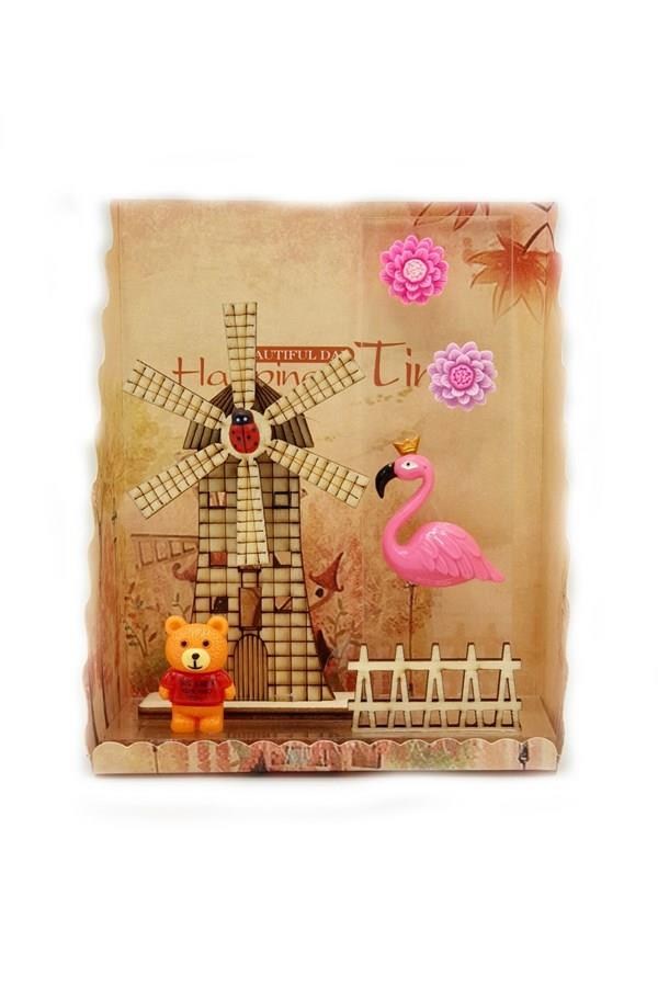İngiltereDünyadan HediyelerAG-BIB-7054789Keskin Hediyelik Eşya Ve TekstilIşıklı Değirmen Flamingo ve Teddy