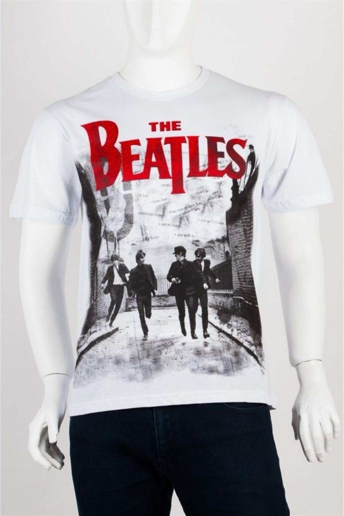 İngiltereDünyadan HediyelerDNY-HD100072Keskin Hediyelik Eşya Ve TekstilThe Beatles Unisex Pamuklu Regular Fit Tişört Large
