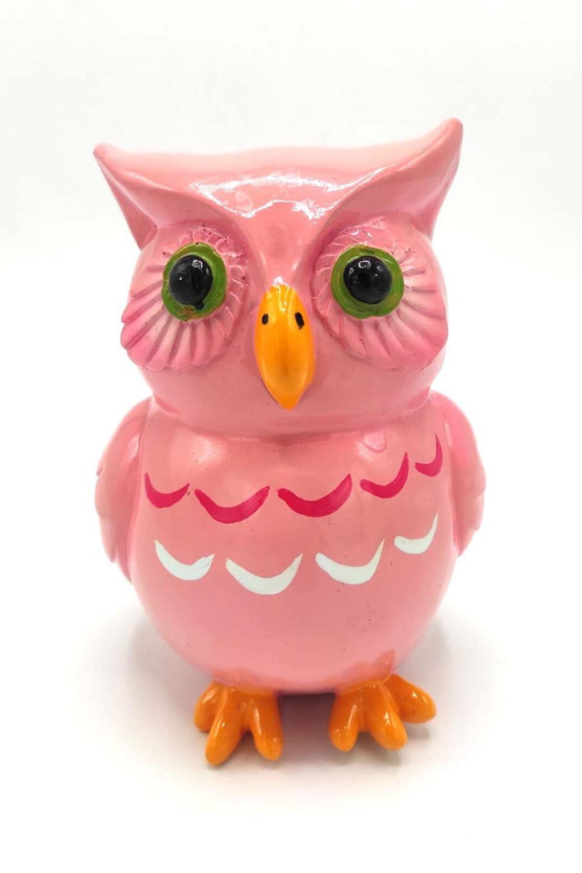 İngiltereDünyadan HediyelerDNY-HD100126Keskin Hediyelik Eşya Ve TekstilPolyester Kumbara Baykuş Pembe