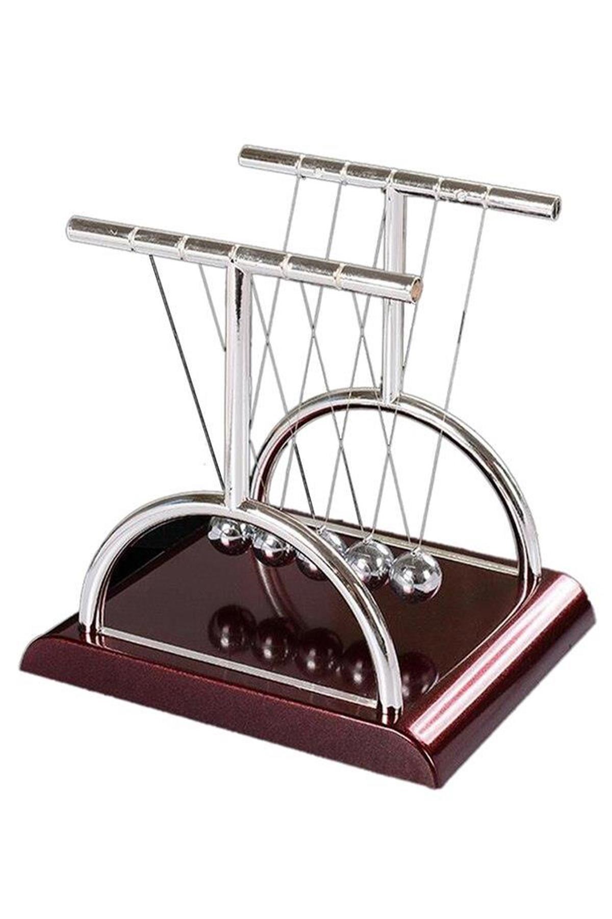 İngiltereDünyadan HediyelerDNY-HD100252Keskin Hediyelik Eşya Ve TekstilT Şekilli Newton Denge Topu 10 cm