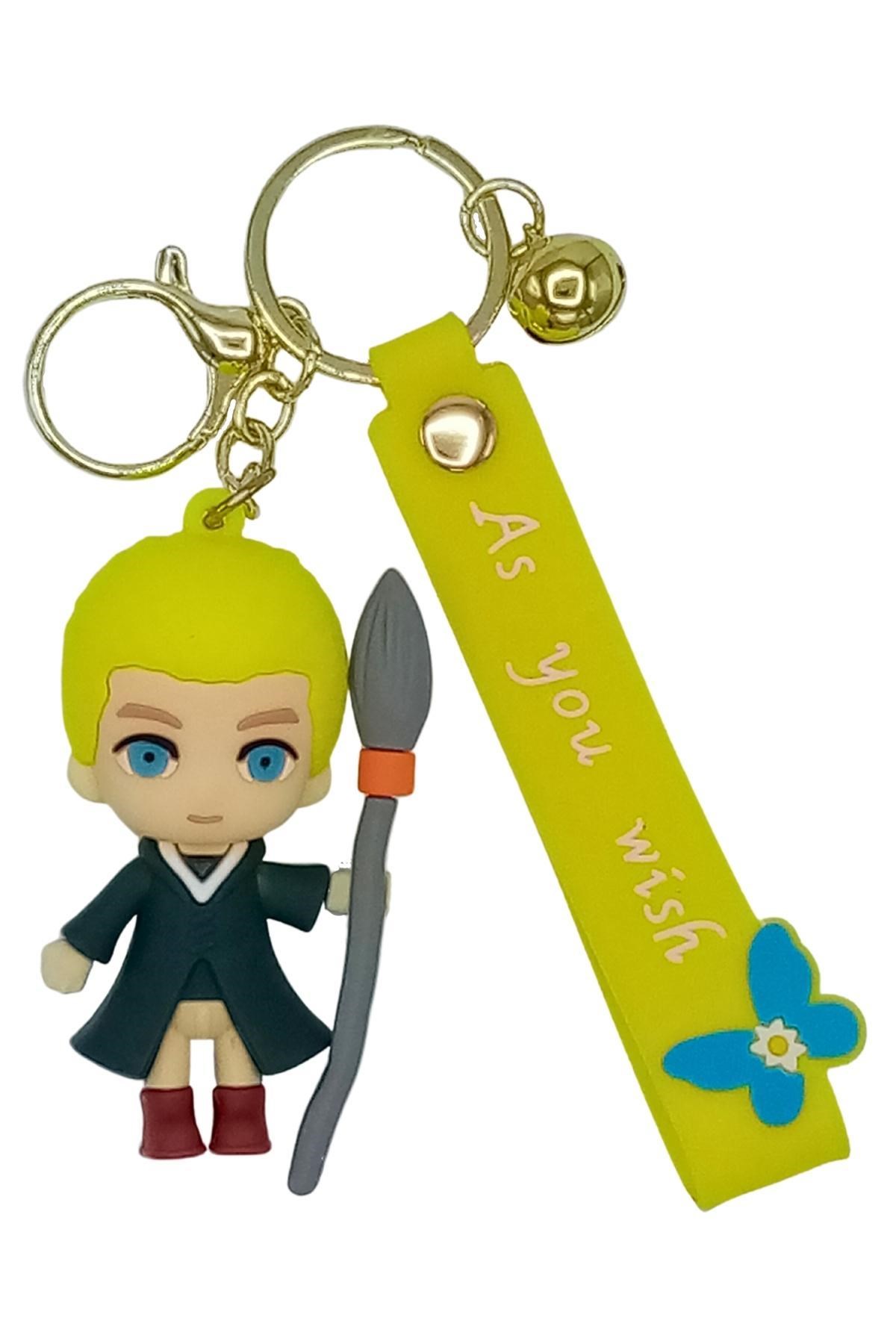 İngiltereDünyadan HediyelerDNY-HD100651Keskin Hediyelik Eşya Ve TekstilHarry Potter Draco Malfoy 3D Silikon Anahtarlık No.2