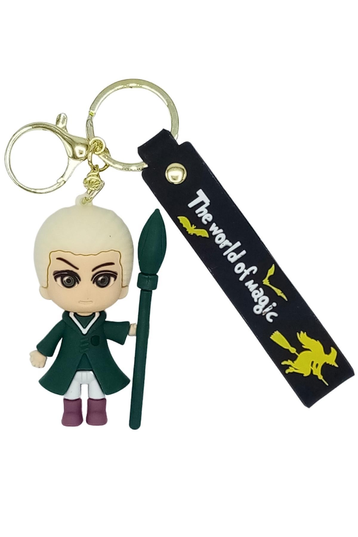 İngiltereDünyadan HediyelerDNY-HD100650Keskin Hediyelik Eşya Ve TekstilHarry Potter Draco Malfoy 3D Silikon Anahtarlık No.1