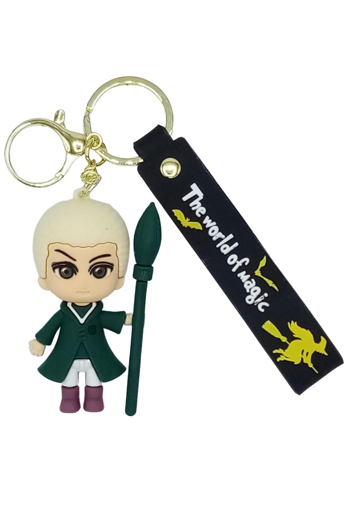İngiltereDünyadan HediyelerDNY-HD100650Keskin Hediyelik Eşya Ve TekstilHarry Potter Draco Malfoy 3D Silikon Anahtarlık No.1