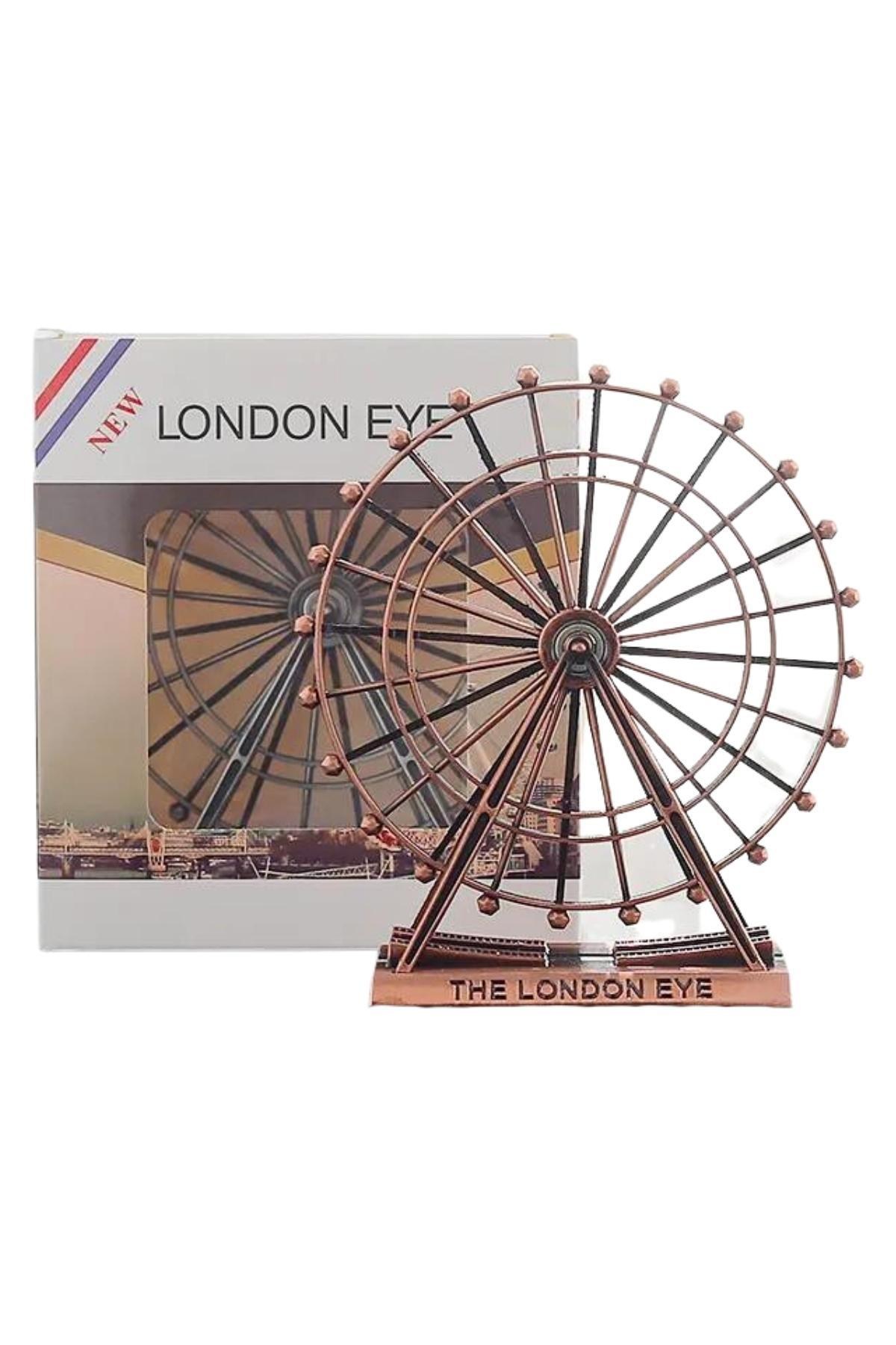 İngiltereDünyadan HediyelerDNY-HD100859Keskin Hediyelik Eşya Ve TekstilVintage Metal İngiltere London Eye Biblo Antik Bakır 15 cm