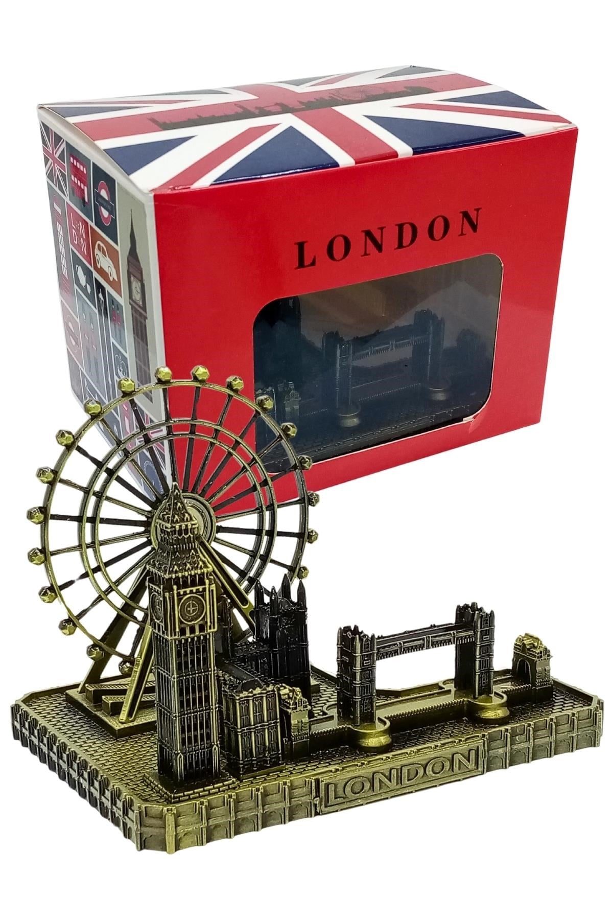 İngiltereDünyadan HediyelerDNY-HDMTL550Keskin Hediyelik Eşya Ve TekstilVintage Metal İngiltere Londra London City 14 cm