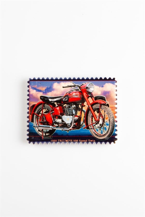 İngiltereDünyadan HediyelerENGMGNMRC-08Keskin Hediyelik Eşya Ve Tekstil1950 Triumph Thunderbird Motosiklet Buzdolabı Magneti