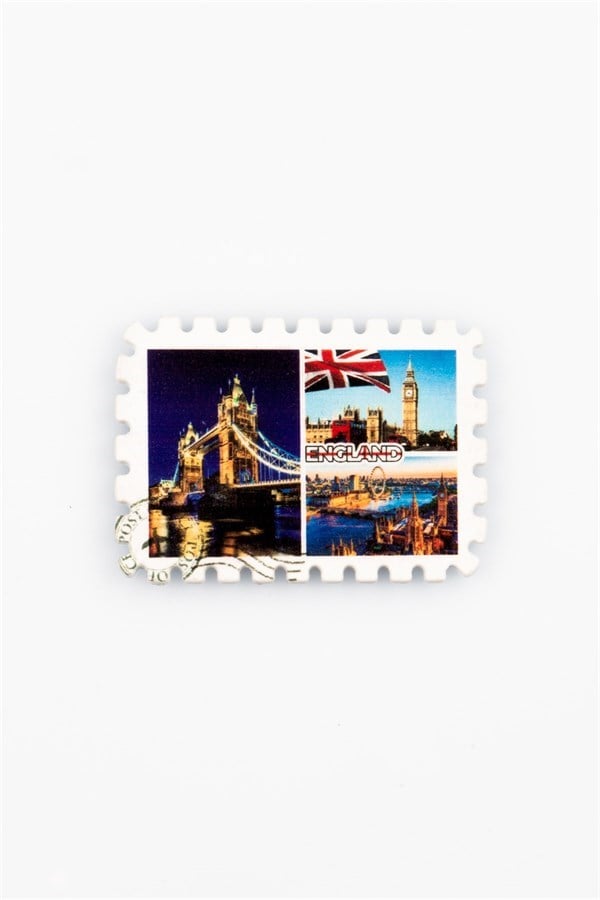 İngiltereDünyadan HediyelerKRTSPULMGNT-299Keskin Hediyelik Eşya Ve Tekstilİngiltere Londra Temalı Pul Magnet
