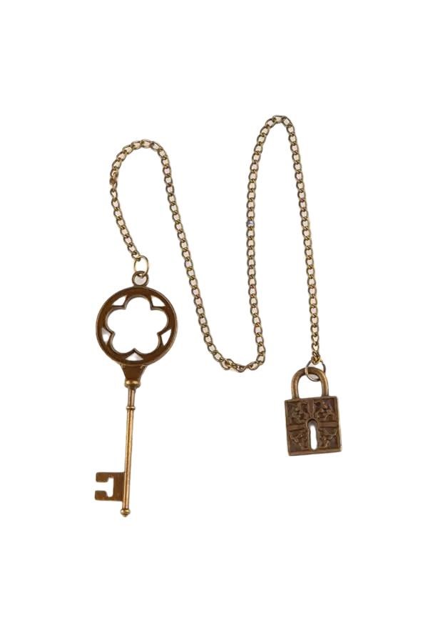 İngiltereDünyadan HediyelerMNK222SQ01-06EKeskin Hediyelik Eşya Ve TekstilMetal Kilit ve Anahtar Kitap Ayracı Zincir