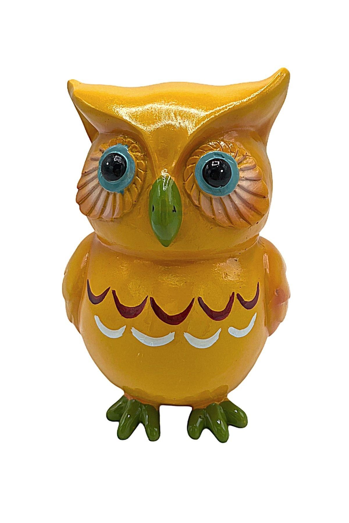 İngiltereDünyadan HediyelerOWL-737900Keskin Hediyelik Eşya Ve TekstilPolyester Kumbara Baykuş Sarı