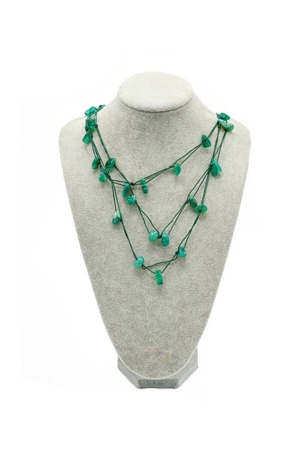 İspanyaDünyadan HediyelerKLYKSK230381-1Keskin Hediyelik Eşya Ve TekstilCyprea Yeşil Boncuklu Katlı Kolye