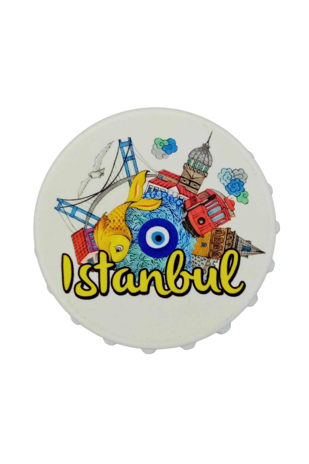 İstanbulDünyadan HediyelerDNY-HD100937Keskin Hediyelik Eşya Ve Tekstilİstanbul Temalı Magnet Kapak Açacak