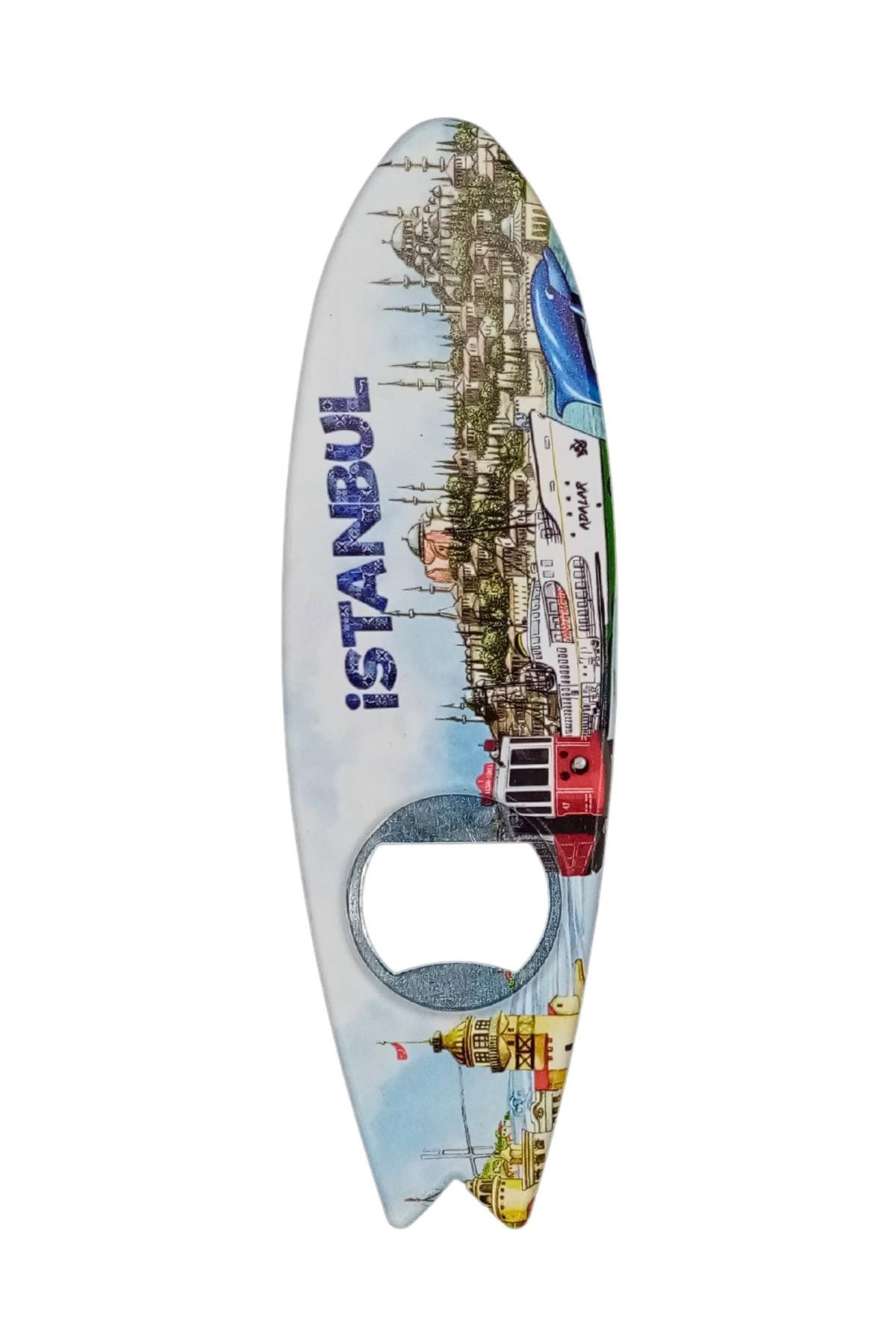 İstanbulDünyadan HediyelerDNY-HD100969Keskin Hediyelik Eşya Ve Tekstilİstanbul Temalı Magnet Sörf Açacak