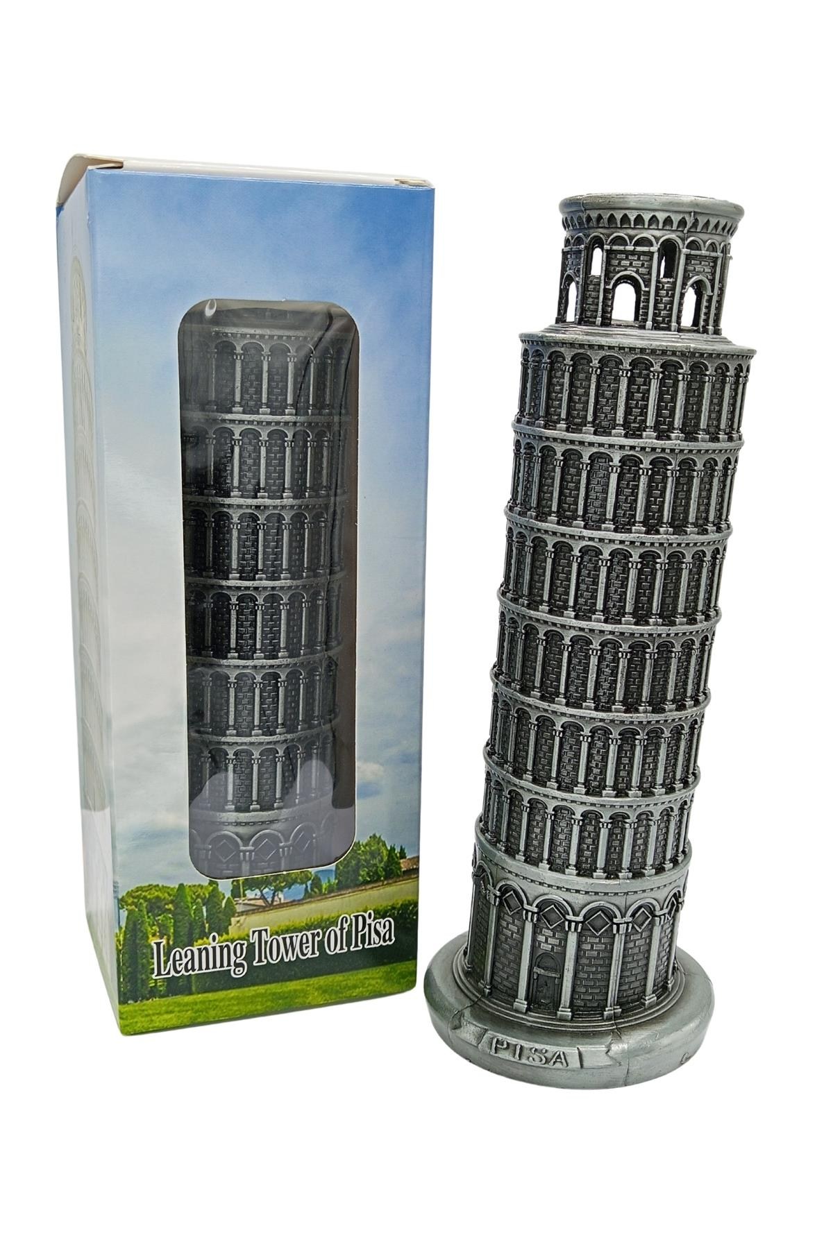 İtalyaDünyadan HediyelerDNY-DHKSK18GMSKeskin Hediyelik Eşya Ve TekstilVintage Metal İtalya Pisa Kulesi Gümüş 18 cm