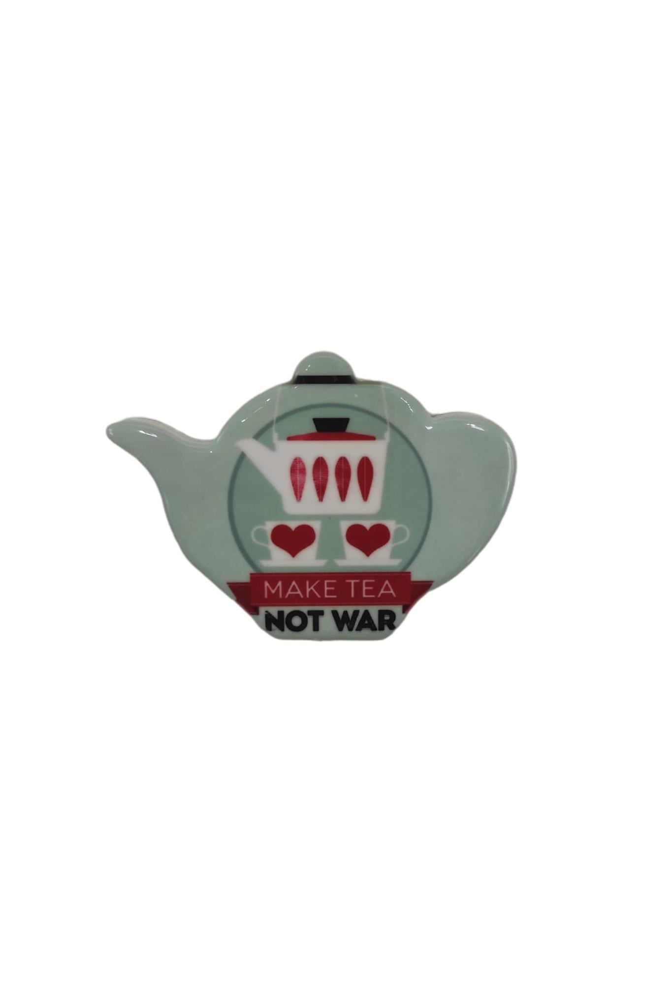 İtalyaDünyadan HediyelerDNY-HD100148Keskin Hediyelik Eşya Ve TekstilMake Tea Not War Temalı Buzdolabı Magneti