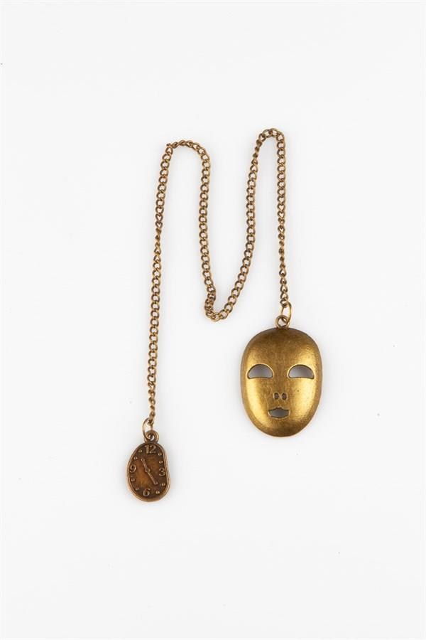 İtalyaDünyadan HediyelerMNK222SQ01-06Keskin Hediyelik Eşya Ve TekstilMetal Tiyatro Maske Kitap Ayracı Zincir