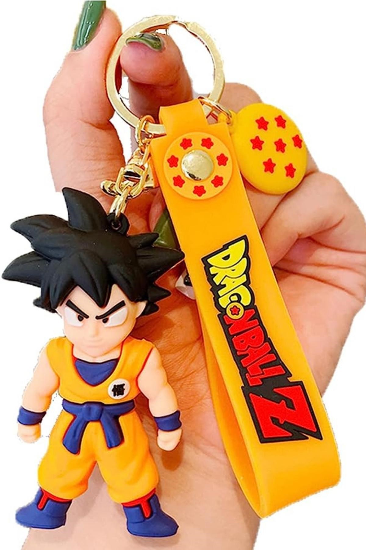 JaponyaDünyadan HediyelerDNY-HD100652Keskin Hediyelik Eşya Ve TekstilAnime Dragon Ball Z Ejderha Topu Son Goku 3D Silikon Anahtarlık