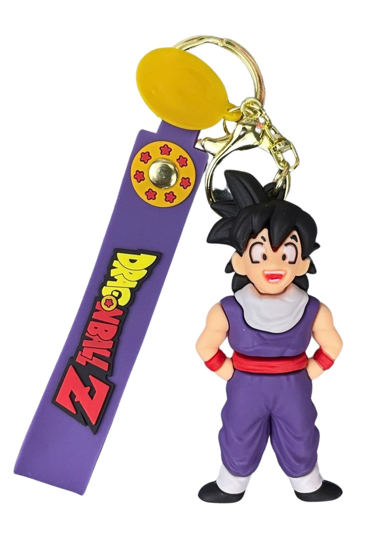 JaponyaDünyadan HediyelerDNY-HD100659Keskin Hediyelik Eşya Ve TekstilAnime Dragon Ball Z Ejderha Topu Son Goten 3D Silikon Anahtarlık
