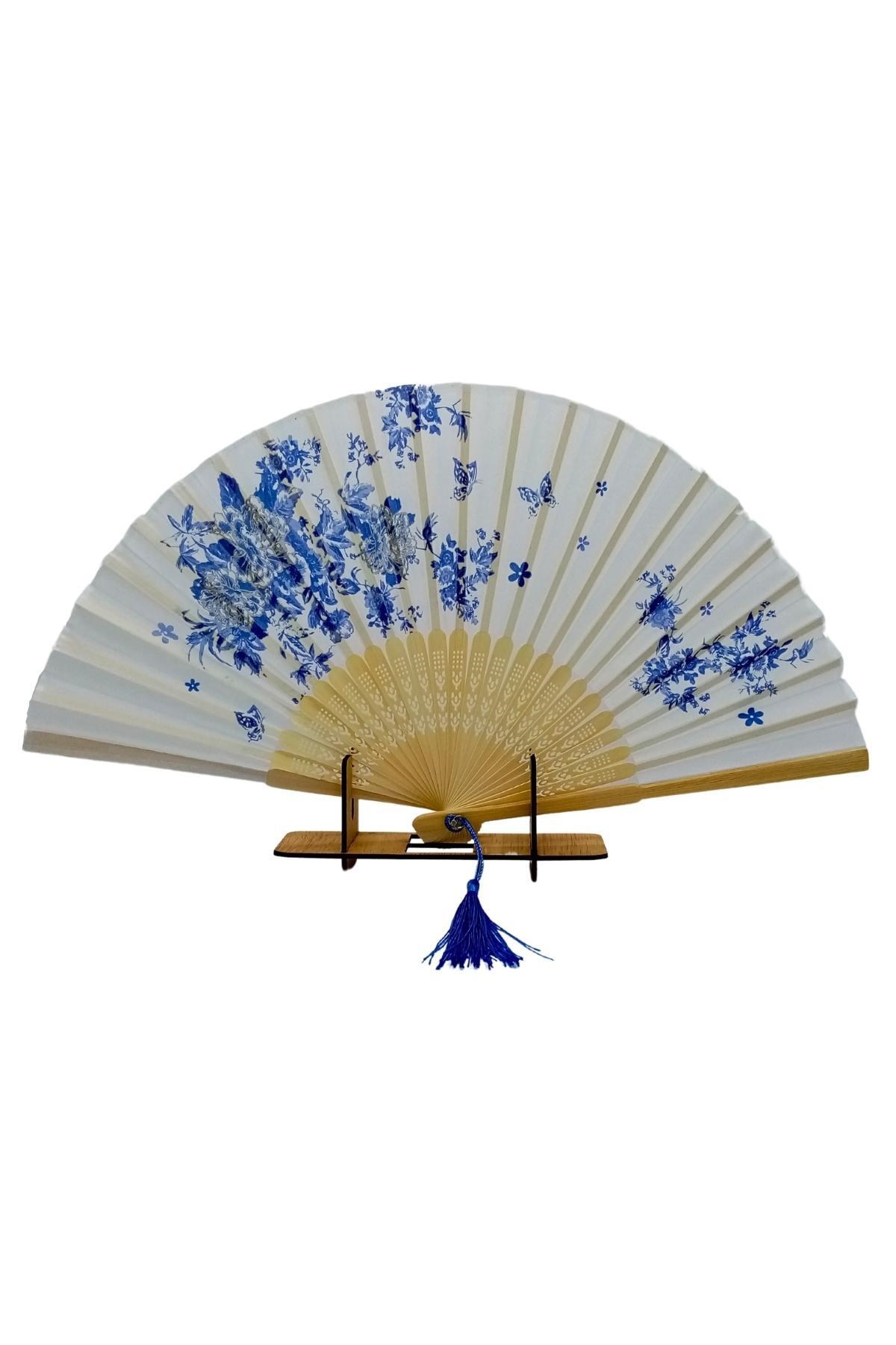 JaponyaDünyadan HediyelerDNY-HD100684Keskin Hediyelik Eşya Ve TekstilJapon Bambu Kumaş Yelpaze Çanta Boy Stant Hediyeli No.2