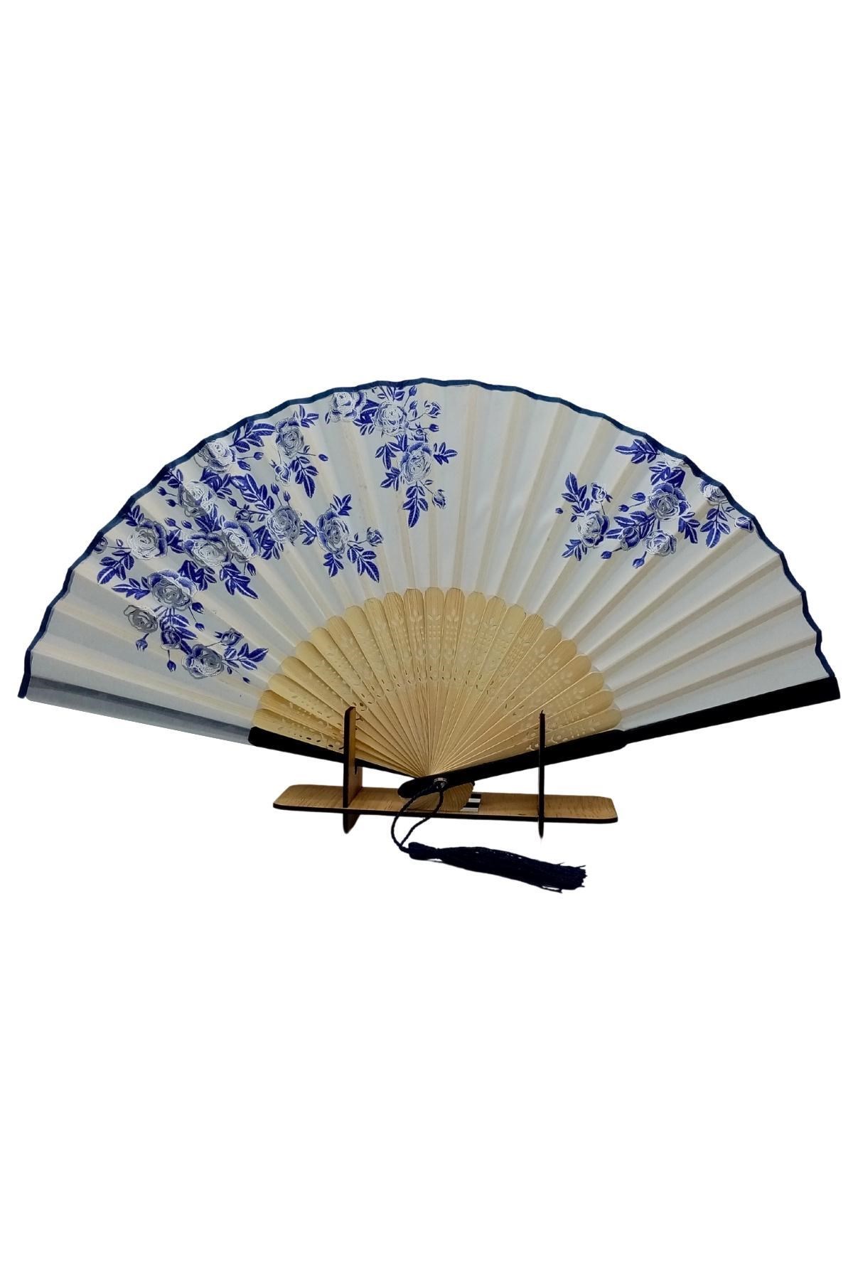 JaponyaDünyadan HediyelerDNY-HD100685Keskin Hediyelik Eşya Ve TekstilJapon Bambu Kumaş Yelpaze Çanta Boy Stant Hediyeli No.3