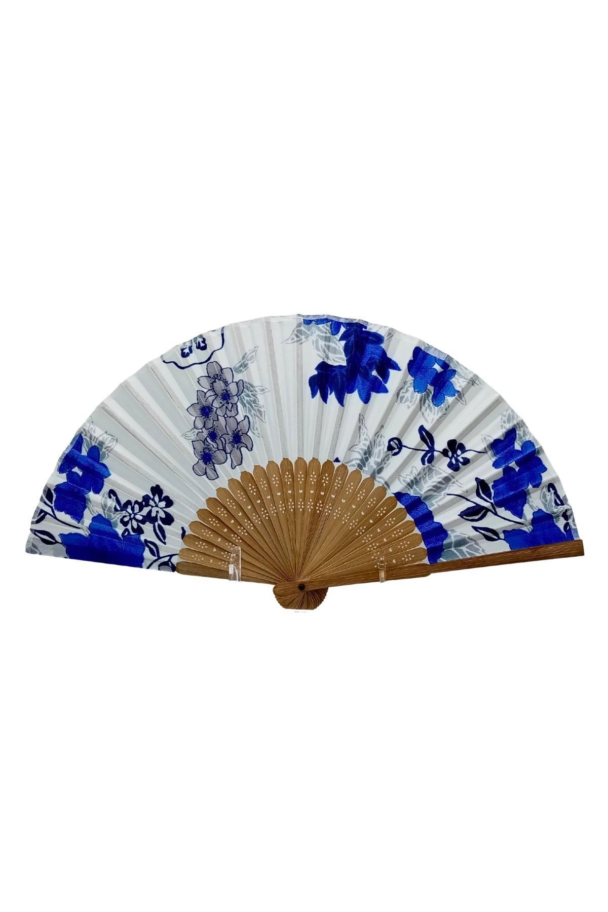 JaponyaDünyadan HediyelerDNY-HD100735Keskin Hediyelik Eşya Ve TekstilJapon Bambu Kumaş Yelpaze Çanta Boy Stant Hediyeli No.53