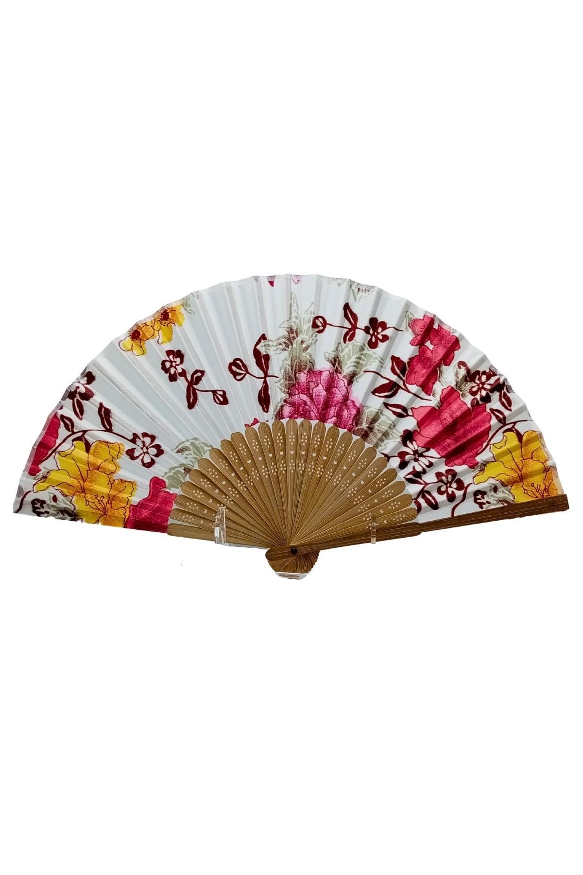 JaponyaDünyadan HediyelerDNY-HD100736Keskin Hediyelik Eşya Ve TekstilJapon Bambu Kumaş Yelpaze Çanta Boy Stant Hediyeli No.54