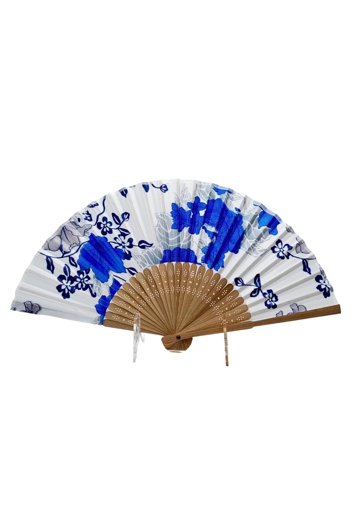 JaponyaDünyadan HediyelerDNY-HD100741Keskin Hediyelik Eşya Ve TekstilJapon Bambu Kumaş Yelpaze Çanta Boy Stant Hediyeli No.59