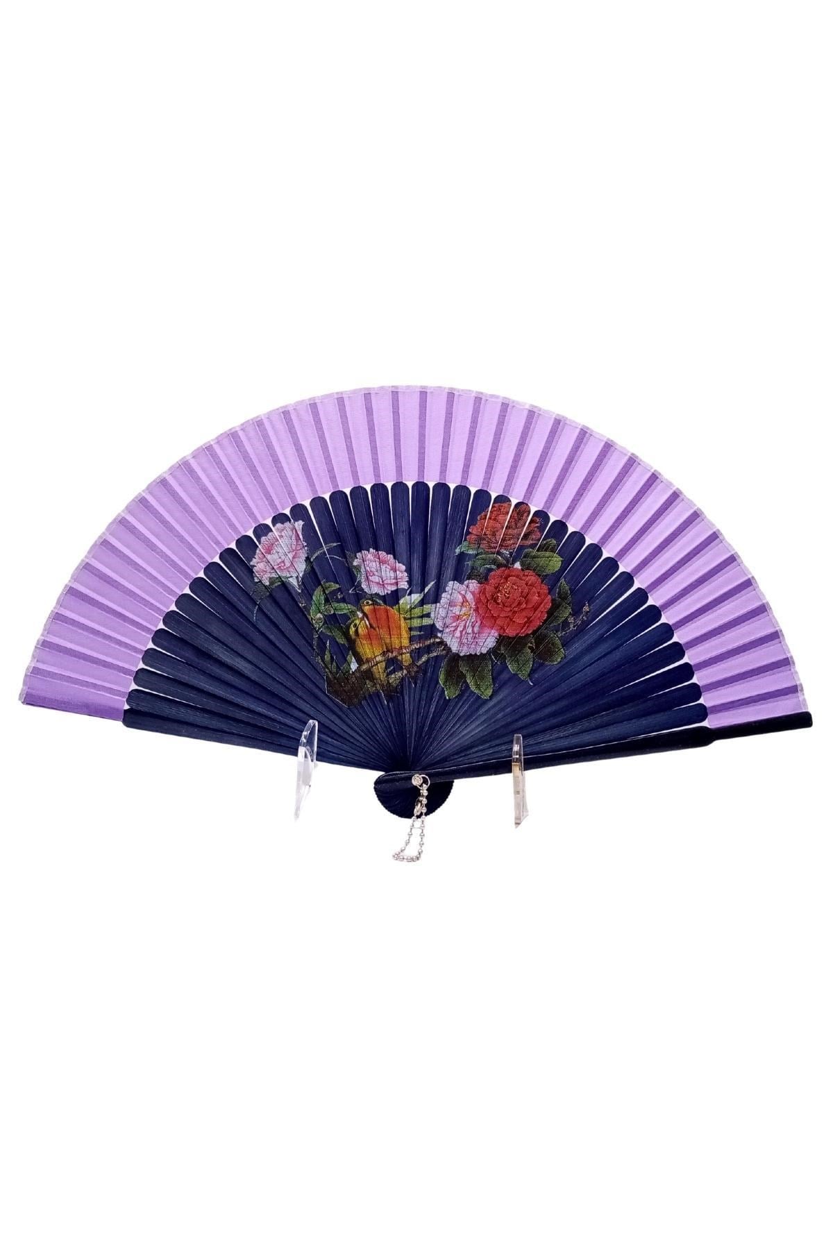 JaponyaDünyadan HediyelerDNY-HD100748Keskin Hediyelik Eşya Ve TekstilJapon Bambu Kumaş Yelpaze Çanta Boy Stant Hediyeli No.66