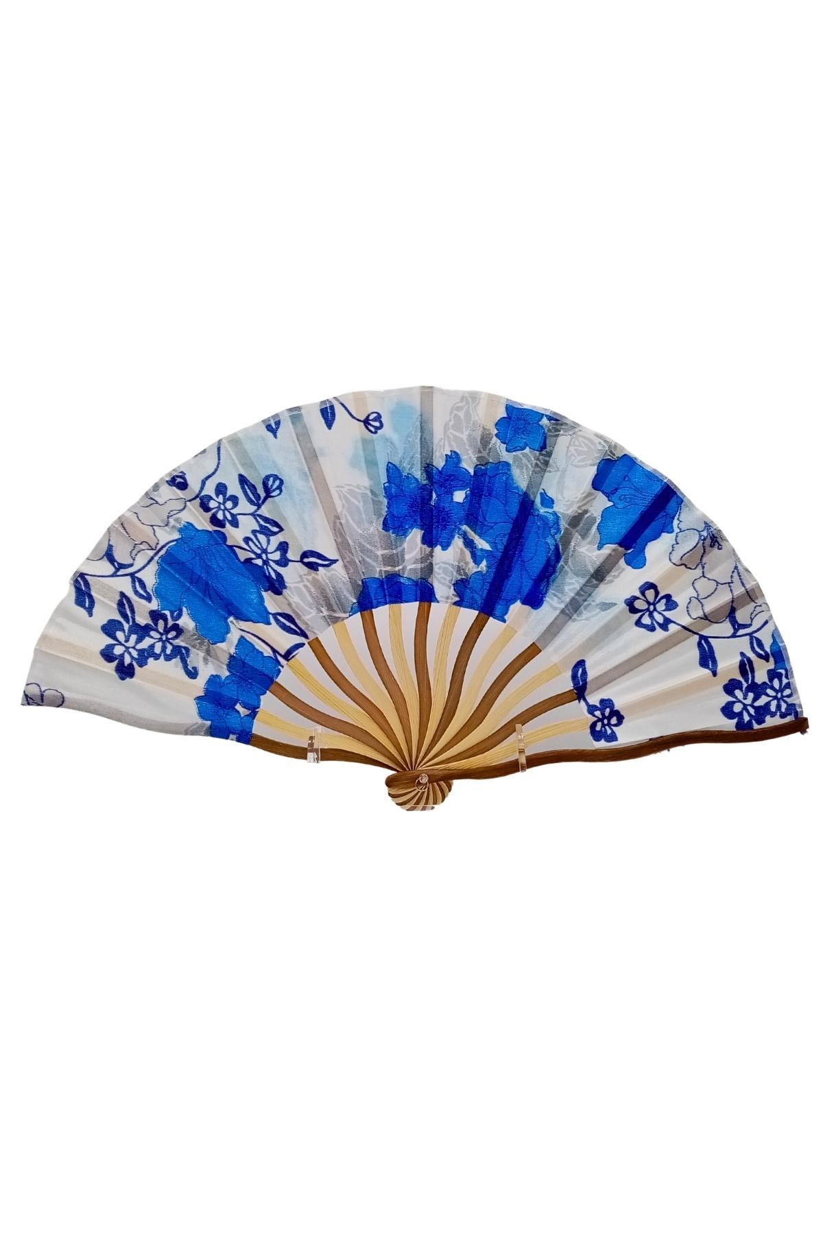 JaponyaDünyadan HediyelerDNY-HD100761Keskin Hediyelik Eşya Ve TekstilJapon Bambu Kumaş Yelpaze Çanta Boy Stant Hediyeli No.79