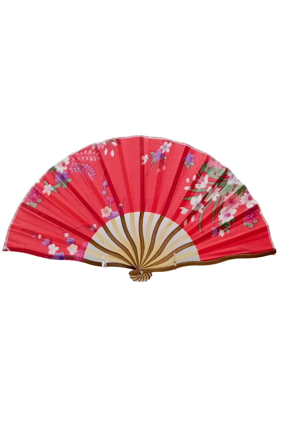 JaponyaDünyadan HediyelerDNY-HD100763Keskin Hediyelik Eşya Ve TekstilJapon Bambu Kumaş Yelpaze Çanta Boy Stant Hediyeli No.81