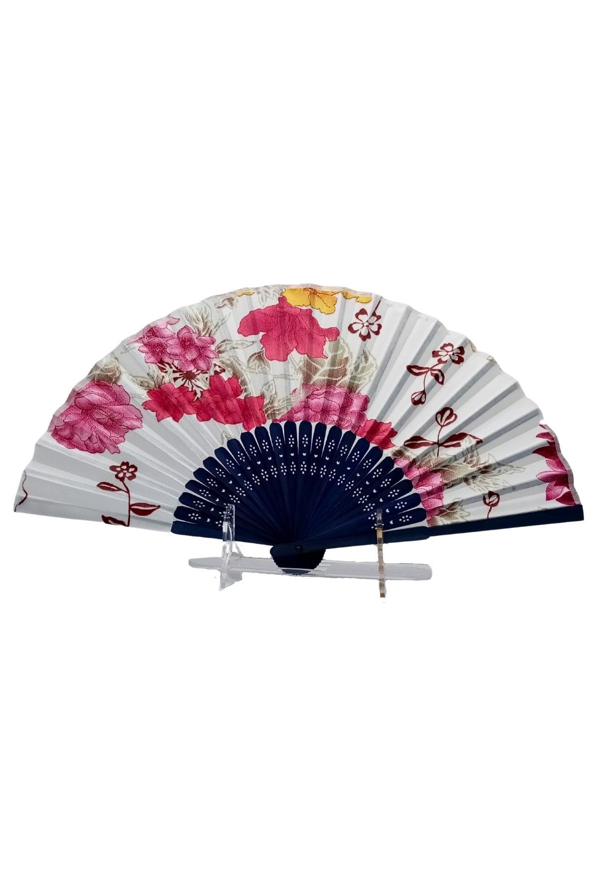 JaponyaDünyadan HediyelerDNY-HD100765Keskin Hediyelik Eşya Ve TekstilJapon Bambu Kumaş Yelpaze Çanta Boy Stant Hediyeli No.83