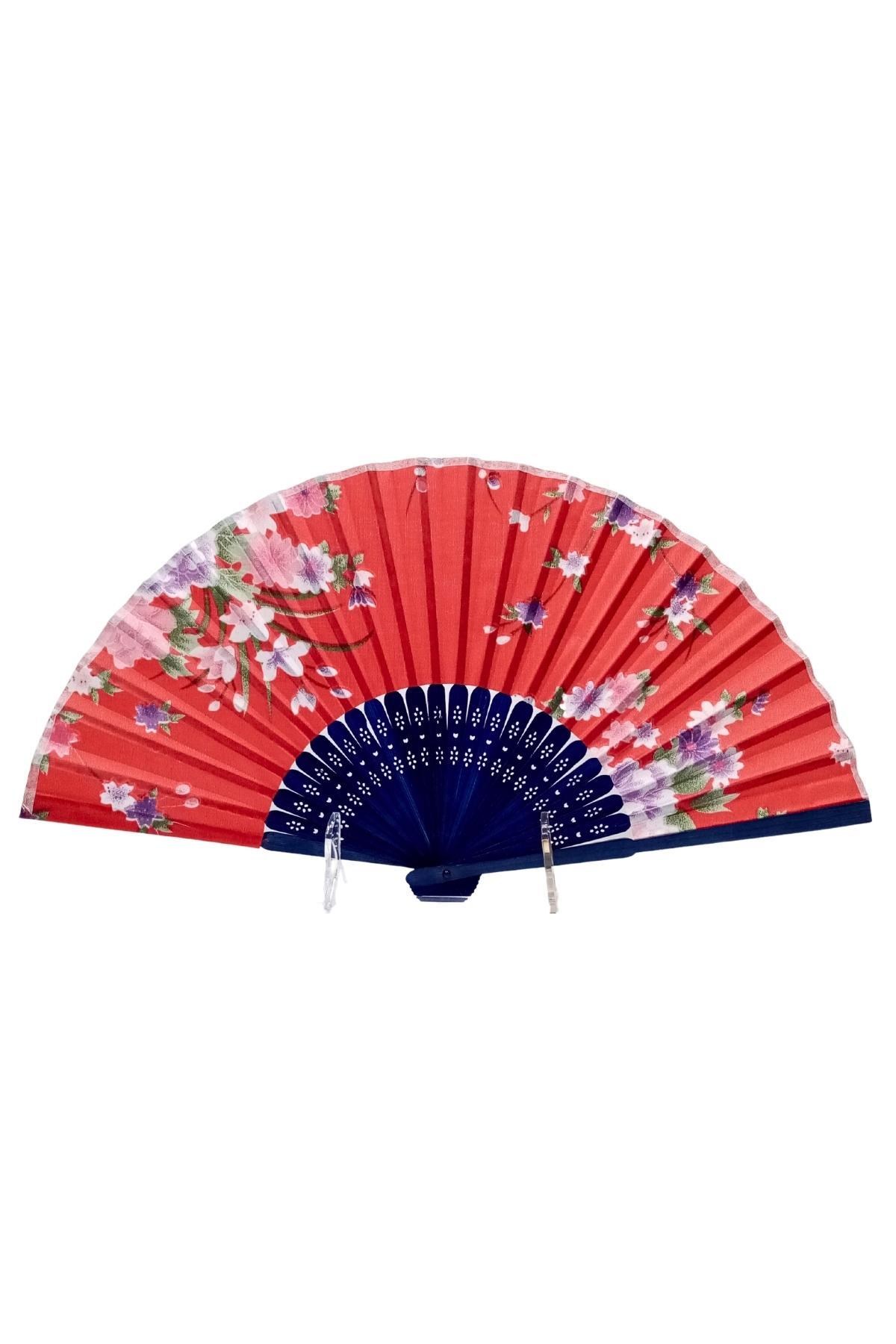 JaponyaDünyadan HediyelerDNY-HD100767Keskin Hediyelik Eşya Ve TekstilJapon Bambu Kumaş Yelpaze Çanta Boy Stant Hediyeli No.85