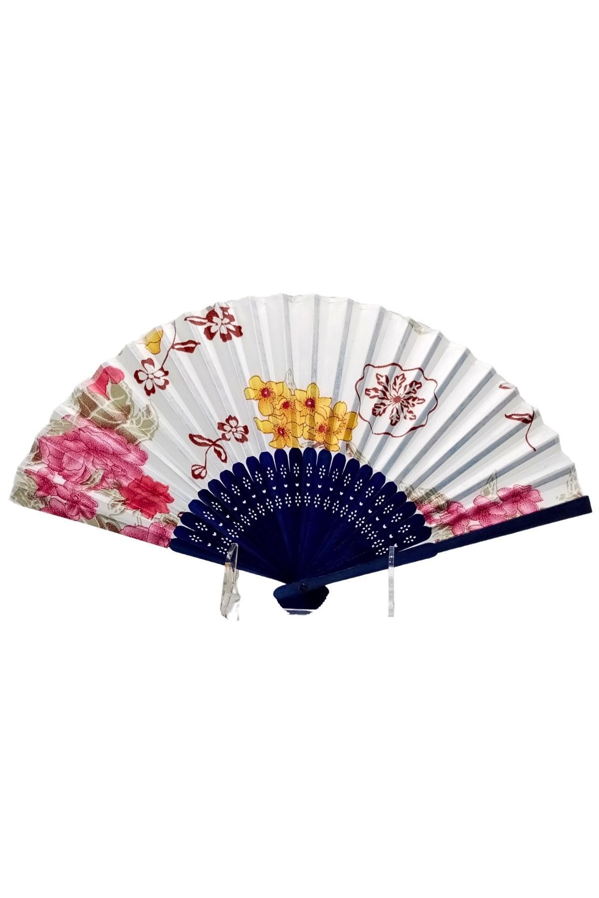 JaponyaDünyadan HediyelerDNY-HD100770Keskin Hediyelik Eşya Ve TekstilJapon Bambu Kumaş Yelpaze Çanta Boy Stant Hediyeli No.88