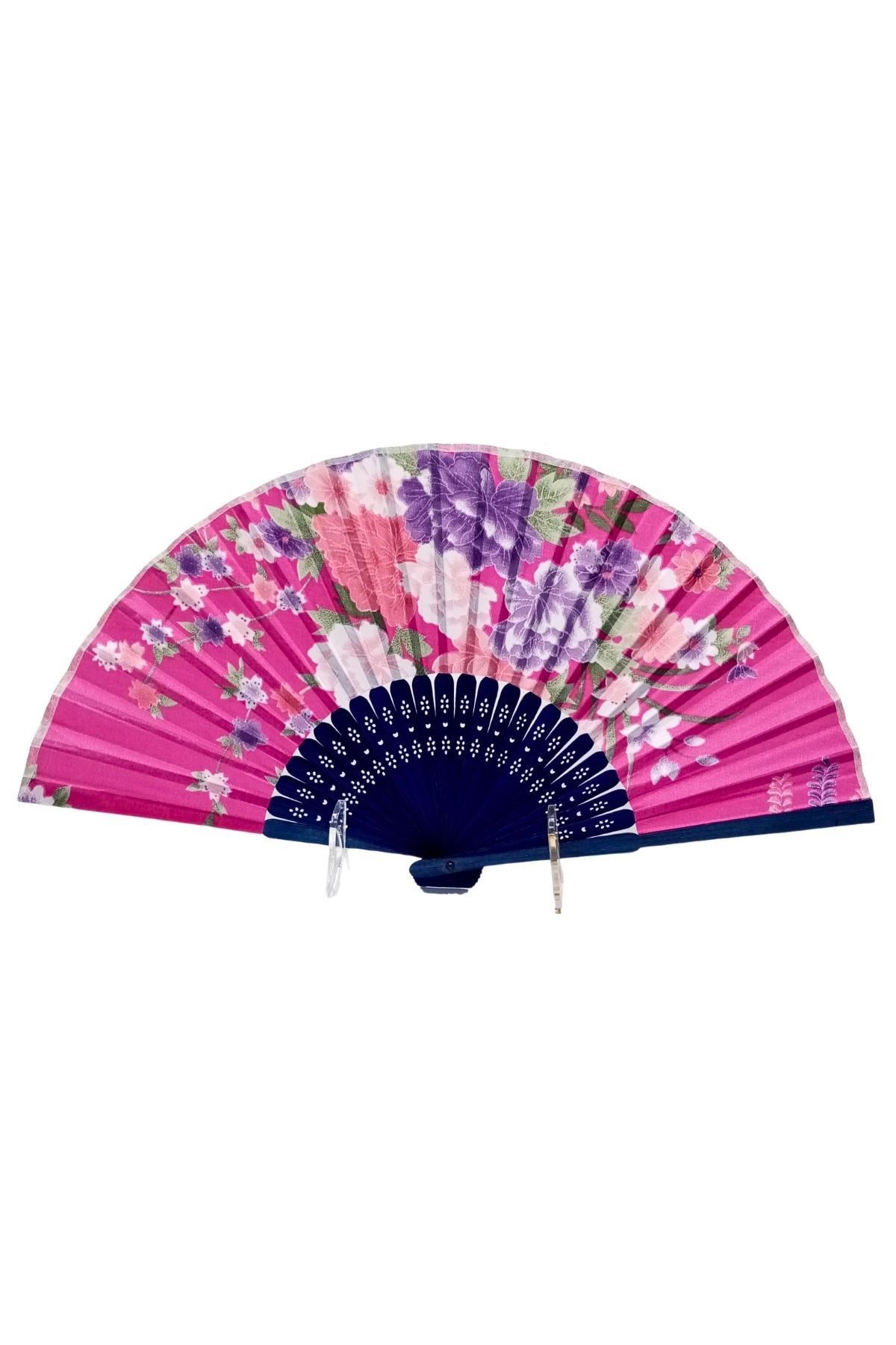 JaponyaDünyadan HediyelerDNY-HD100772Keskin Hediyelik Eşya Ve TekstilJapon Bambu Kumaş Yelpaze Çanta Boy Stant Hediyeli No.90